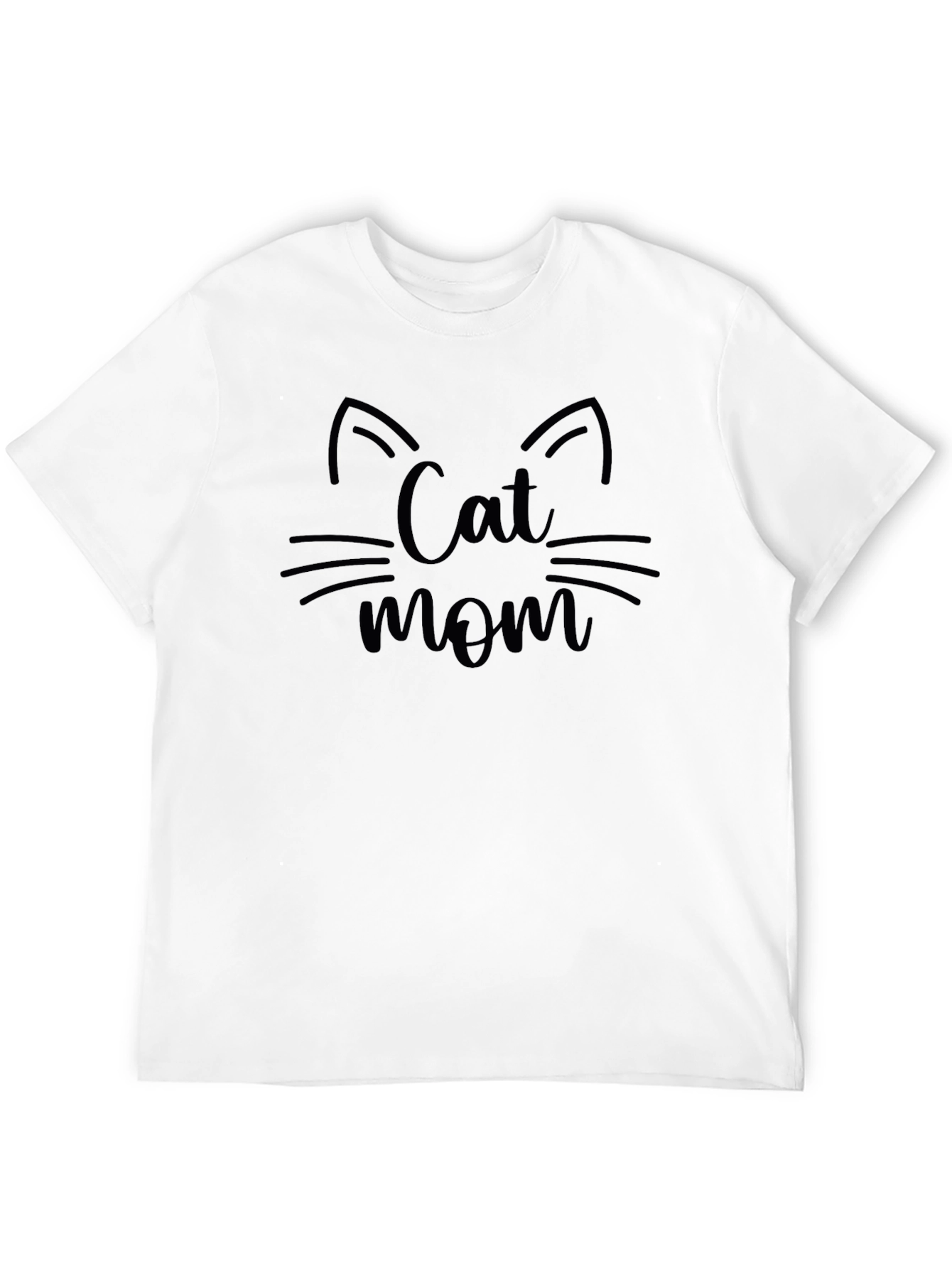 Black Cat Mom T-Shirt - Black, Casual Wear view 12