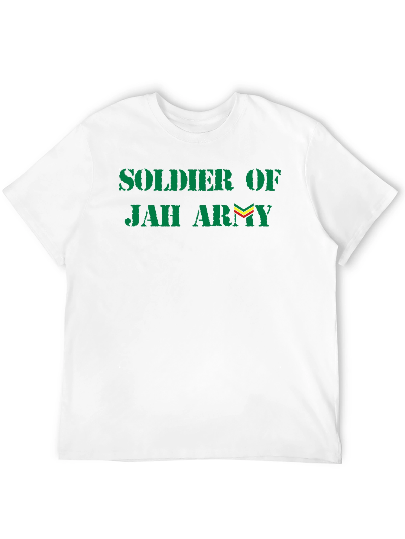 Black Soldier of Jah Army Graphic T-Shirt view 12