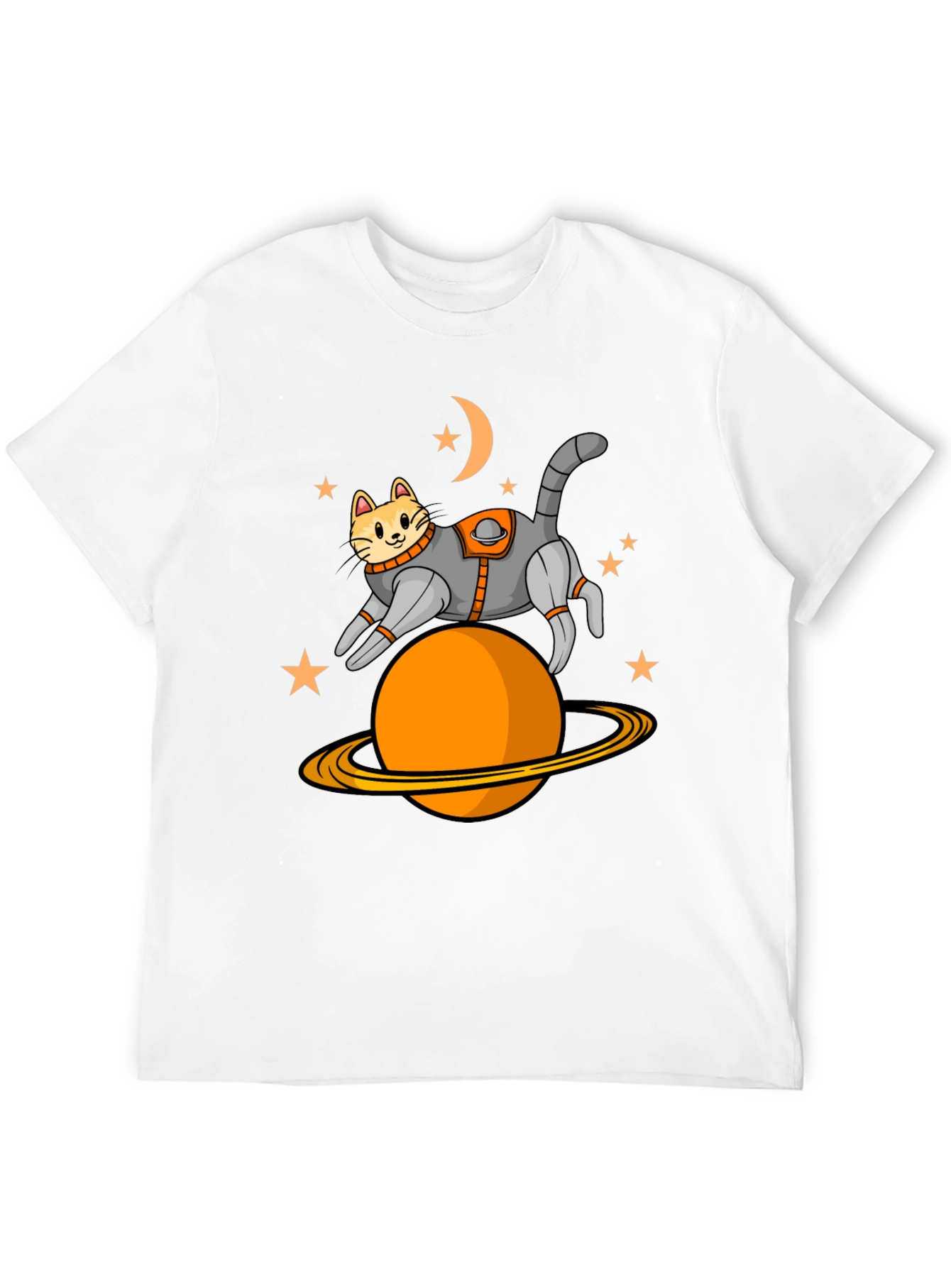 Black Cat Astronaut T-Shirt view 12