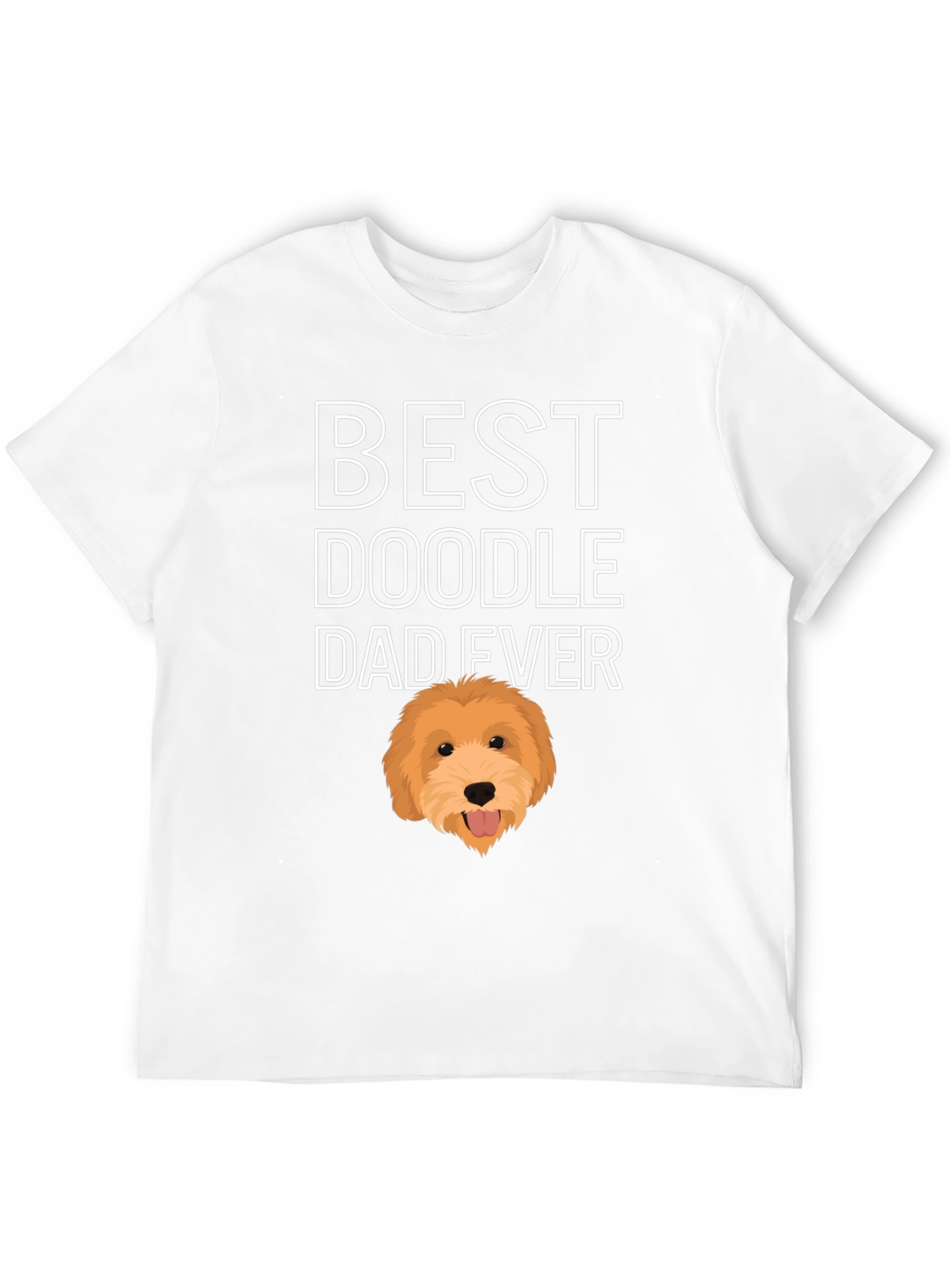 Black Best Doodle Dad Ever Graphic Tee view 12