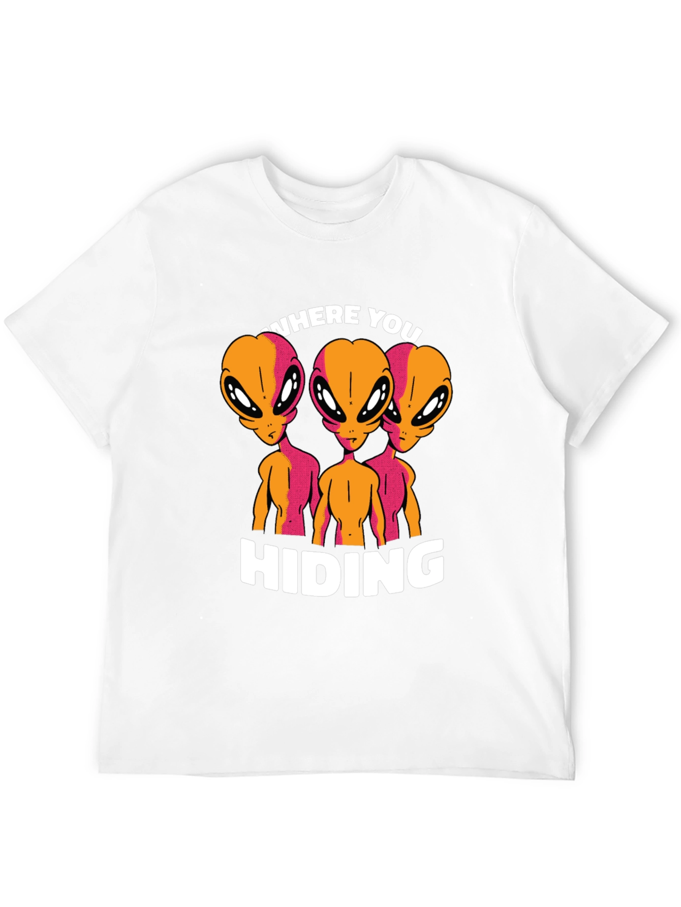 Black Alien Graphic T-Shirt - Where You Hiding? view 12