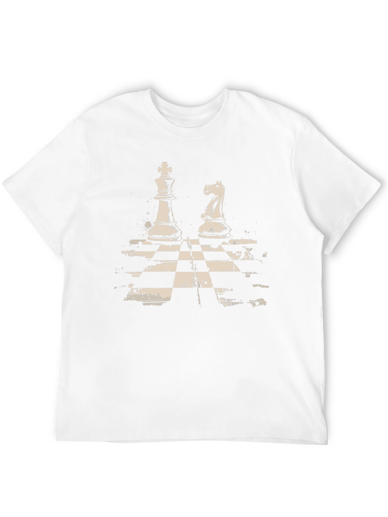 Black Chess King Knight Graphic Tee - Men's Black T-Shirt view 12