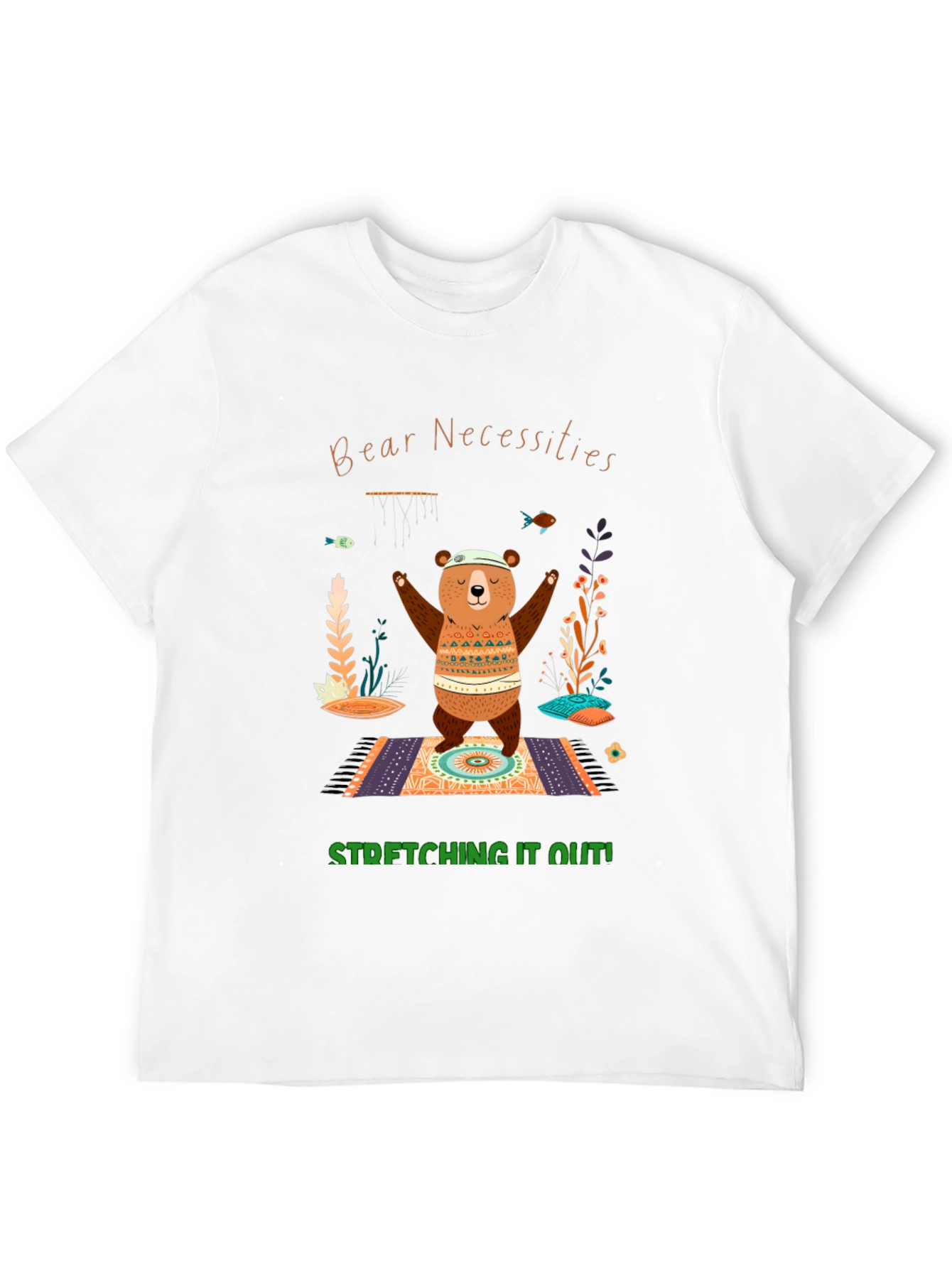 Black Bear Necessities T-Shirt - Stretching It Out view 12