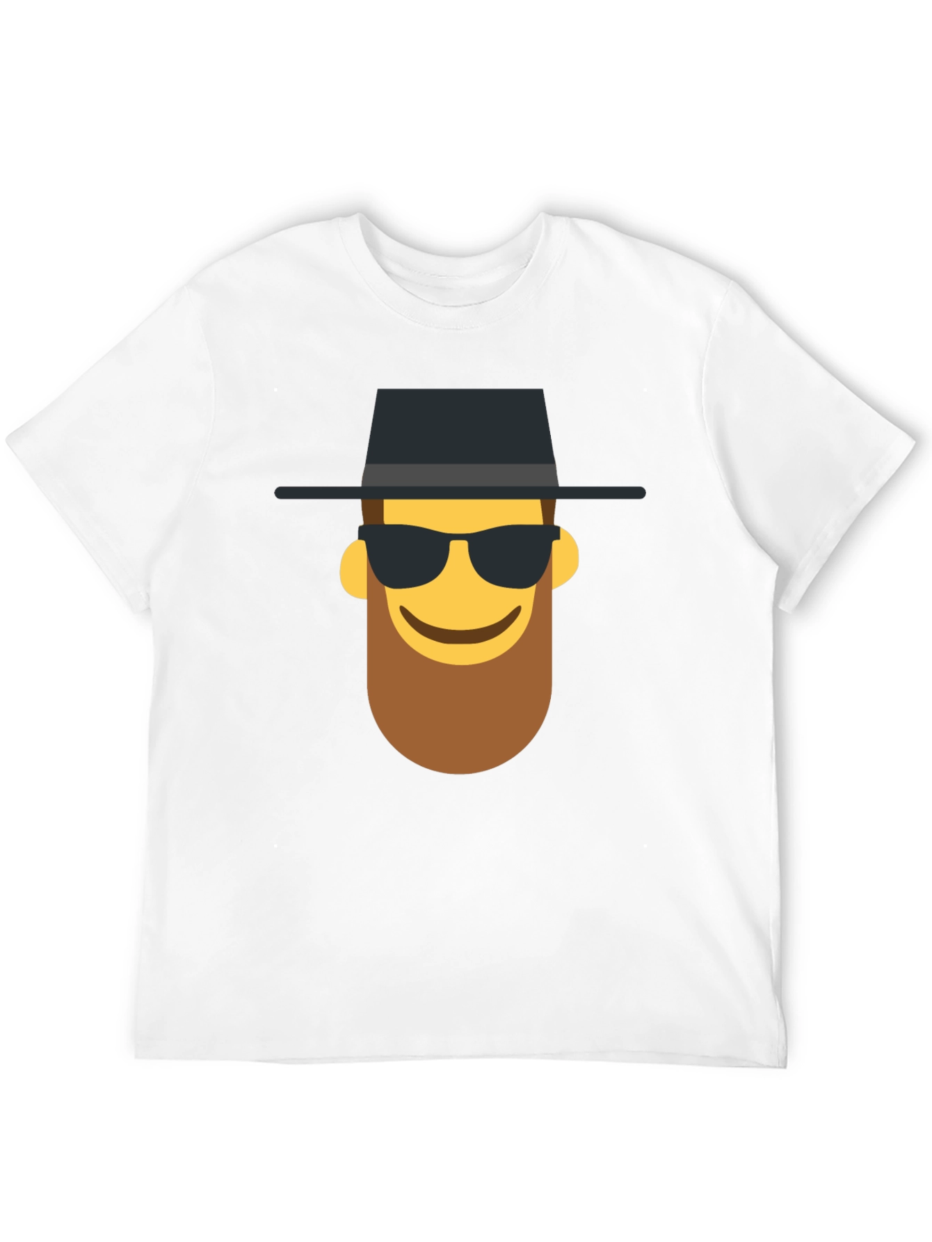 Black Cool Dude Emoji T-Shirt - Black view 12