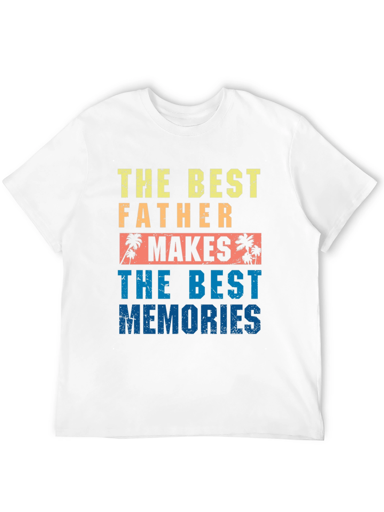 Black Best Father Makes Best Memories Graphic Tee view 12