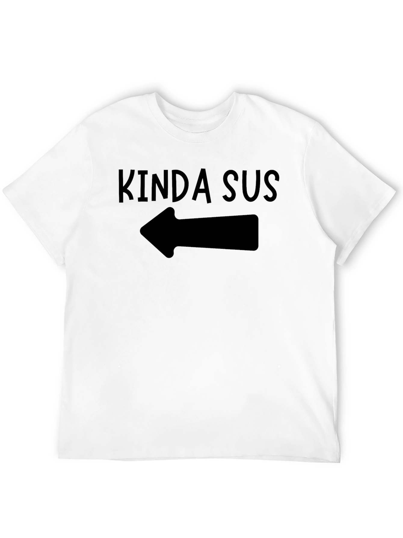 Black Kinda Sus Black T-Shirt view 12