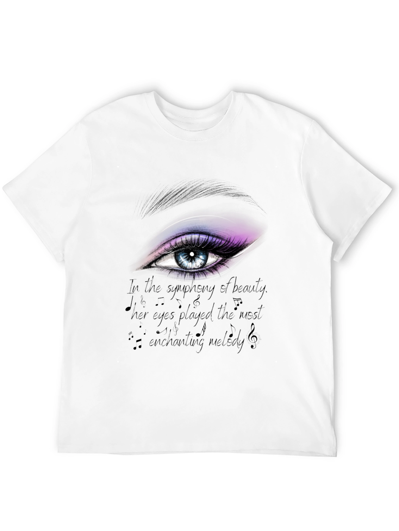 Black Eye Graphic T-Shirt: Symphony of Beauty view 12
