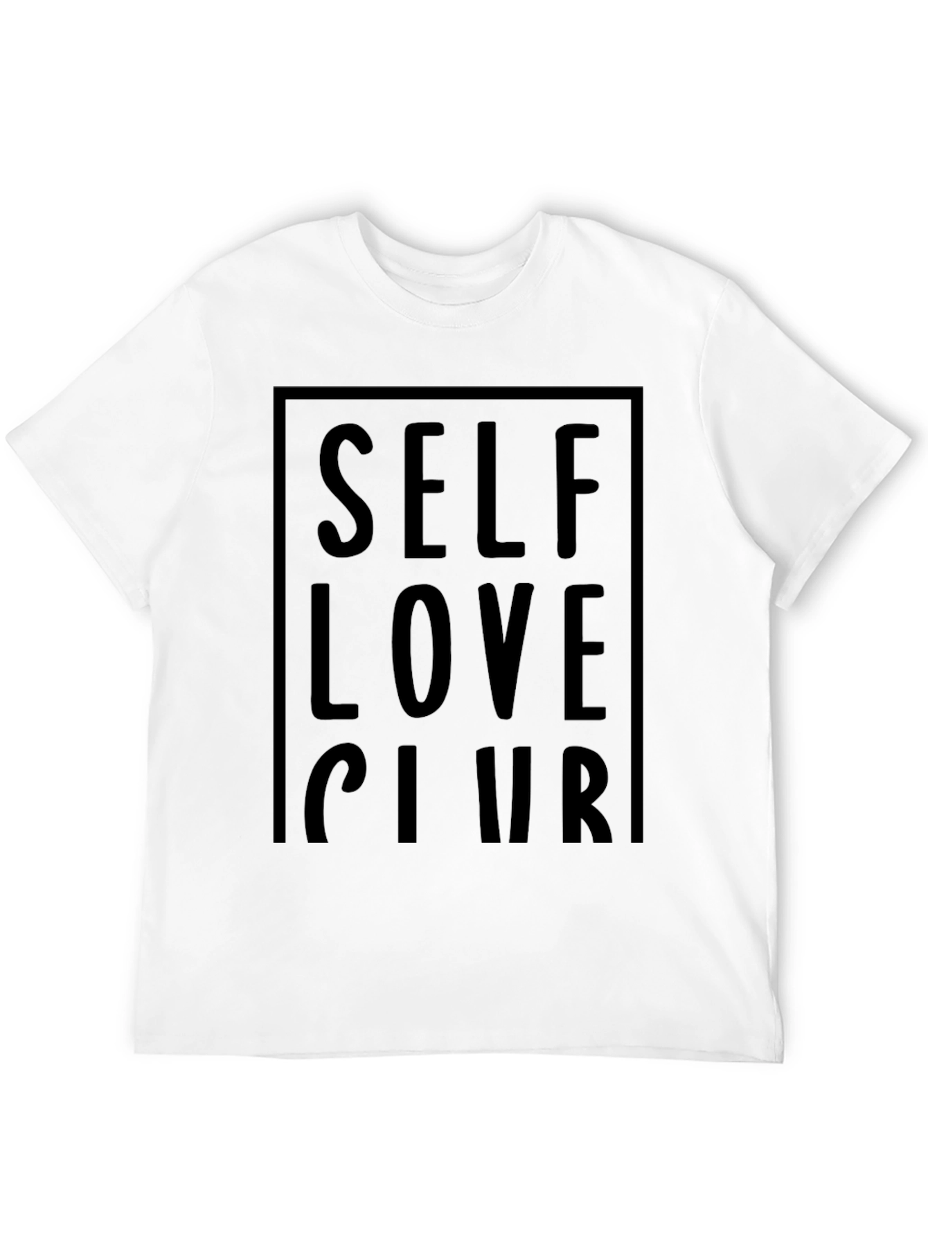 Black Self Love Club Graphic T-Shirt - Black view 12