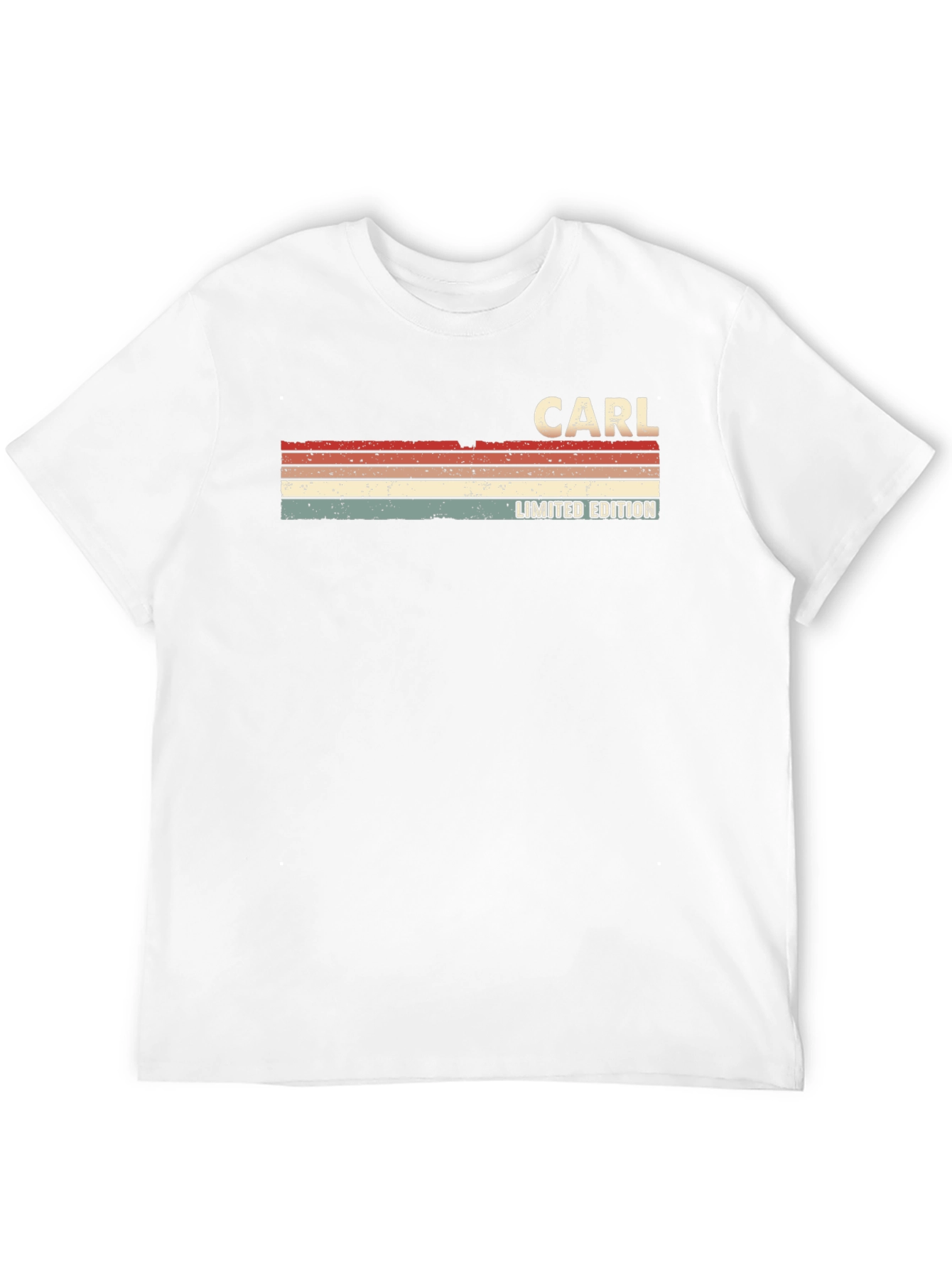 Black Carl Limited Edition Retro Graphic T-Shirt view 12