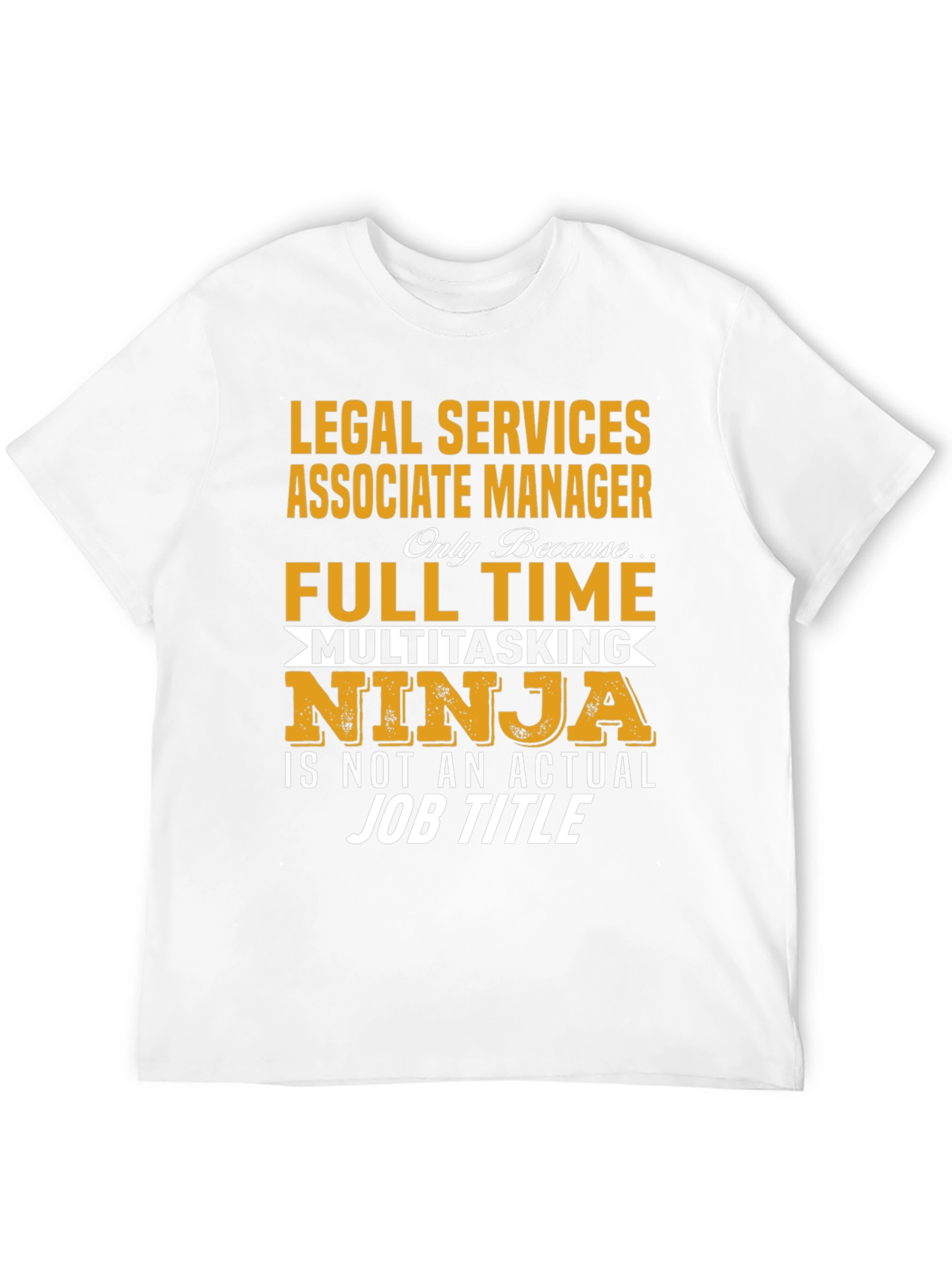 Black Legal Services Associate Manager T-Shirt view 12