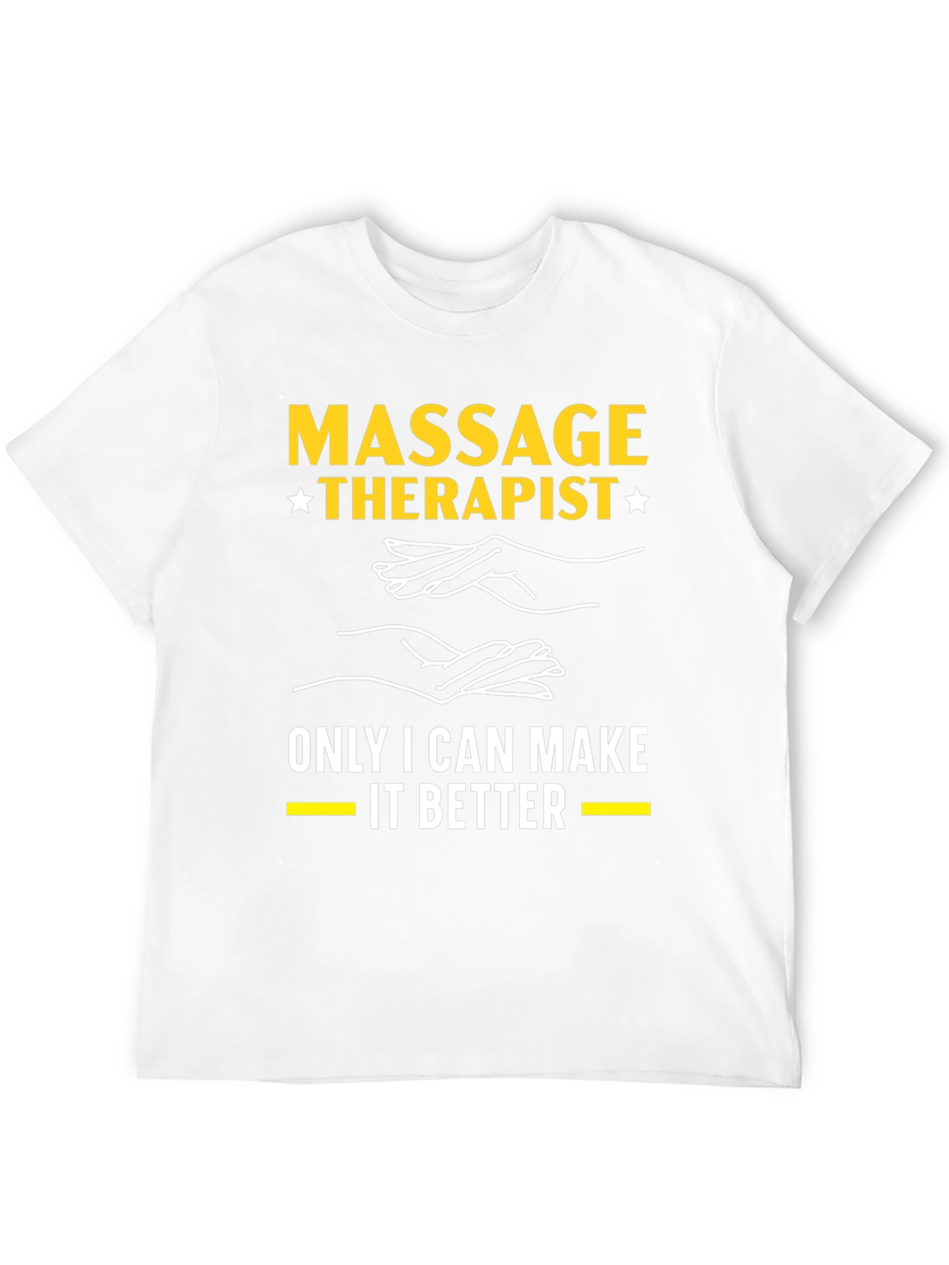 Black Massage Therapist T-Shirt: Only I Can Make It Better view 12