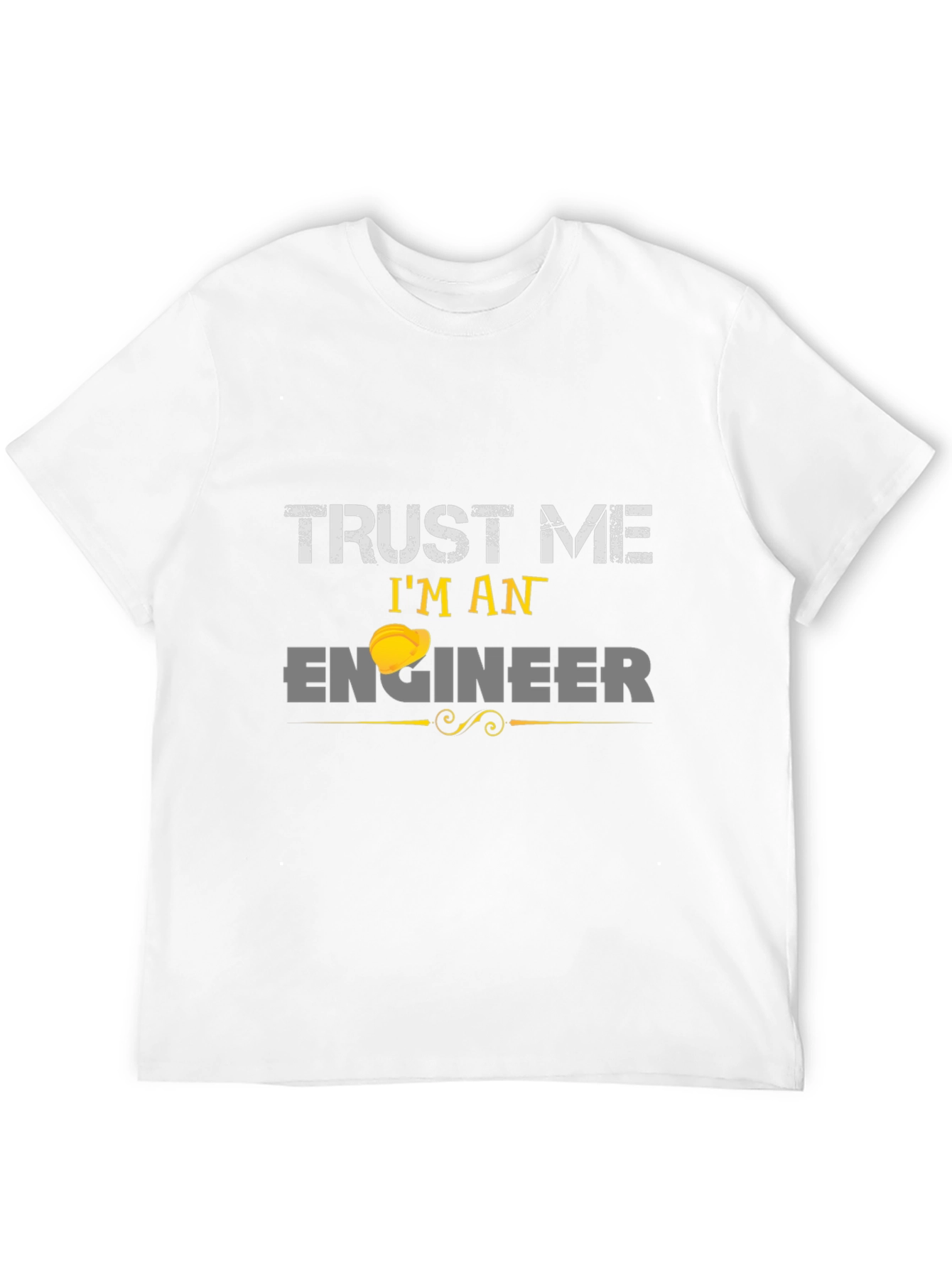 Black Trust Me I'm An Engineer T-Shirt view 12