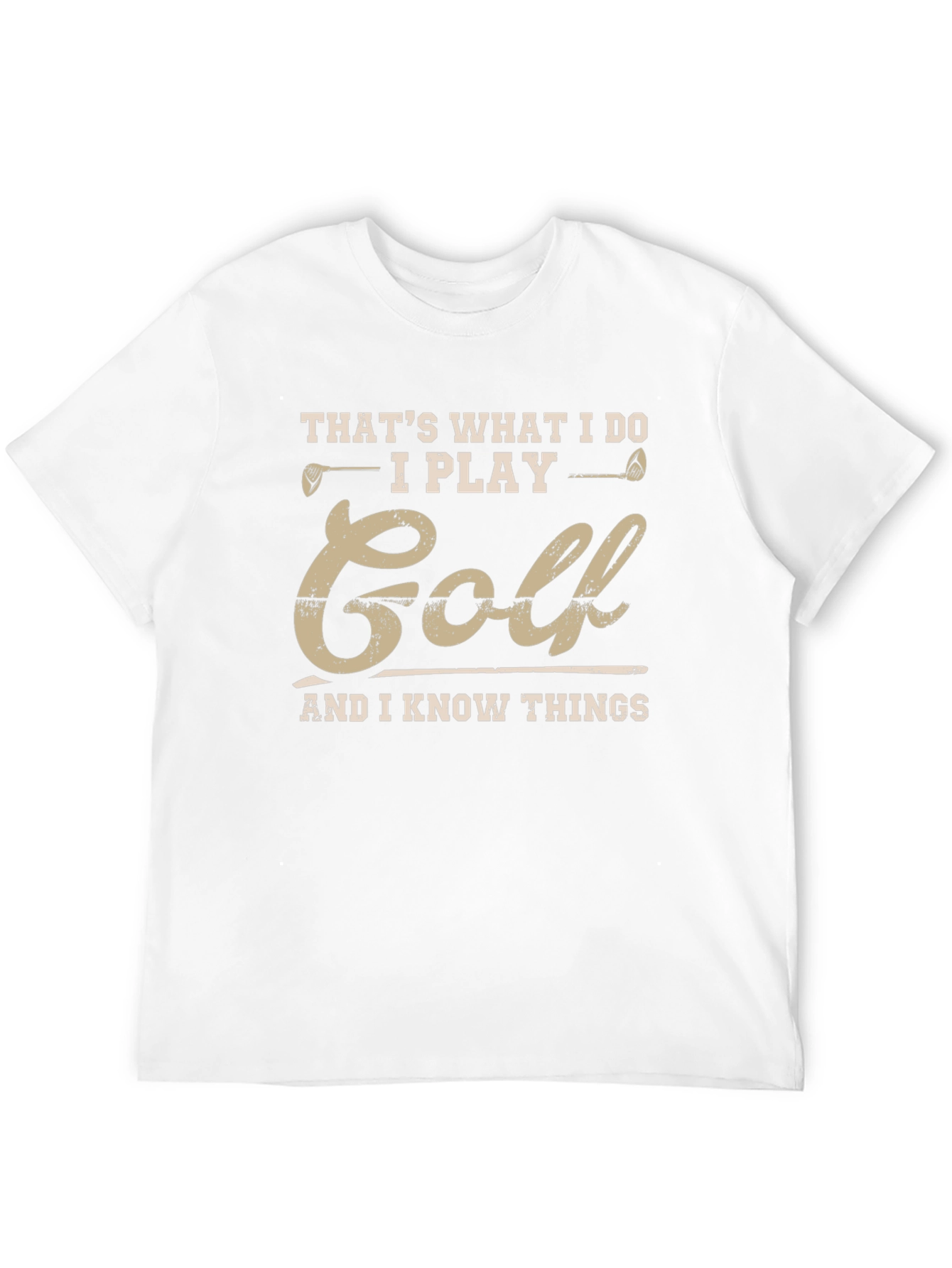 Black That's What I Do I Play Golf T-Shirt view 12