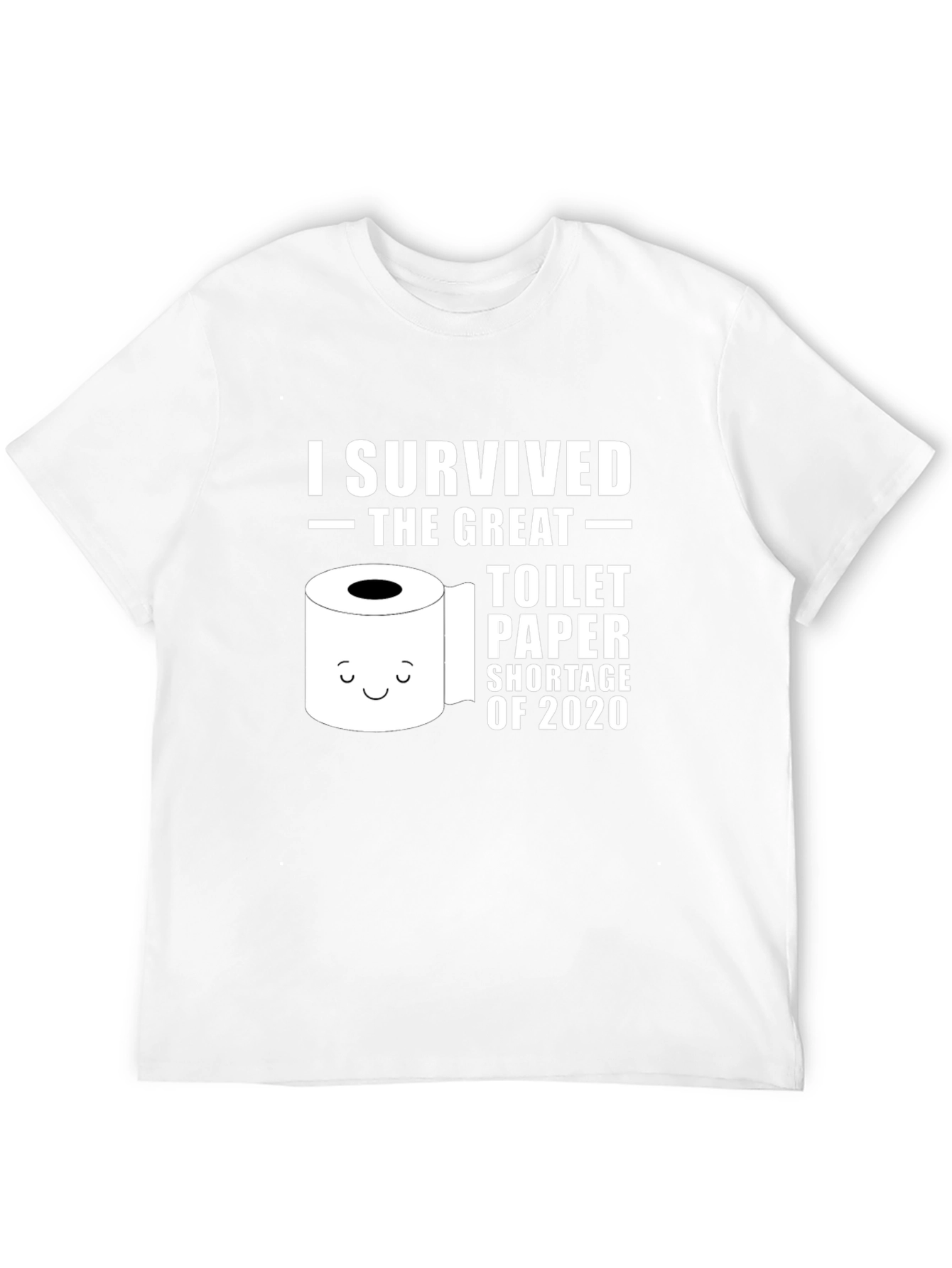 Black I Survived Toilet Paper Shortage 2020 Black T-Shirt view 12