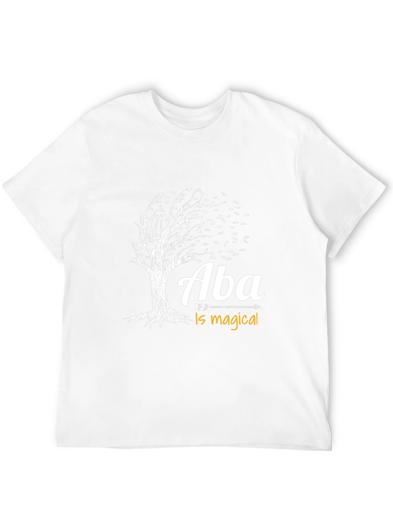 Black Aba Is Magical Tree Graphic T-Shirt - Black view 12