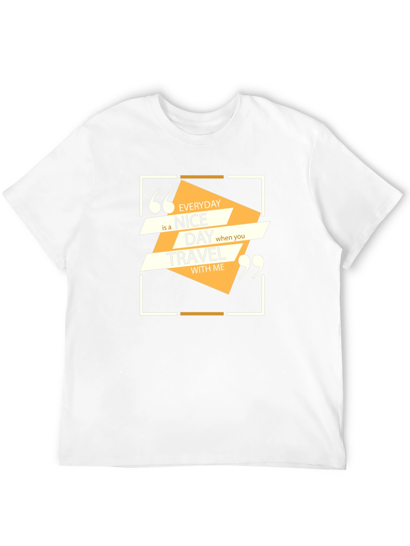 Black Everyday Nice Day Travel T-Shirt view 12