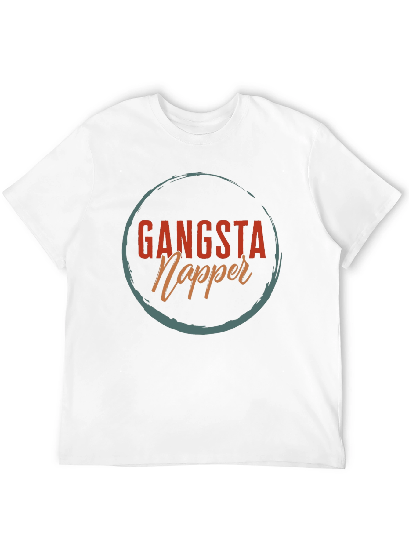 Black Gangsta Napper T-Shirt - Funny Sleep Tee view 12