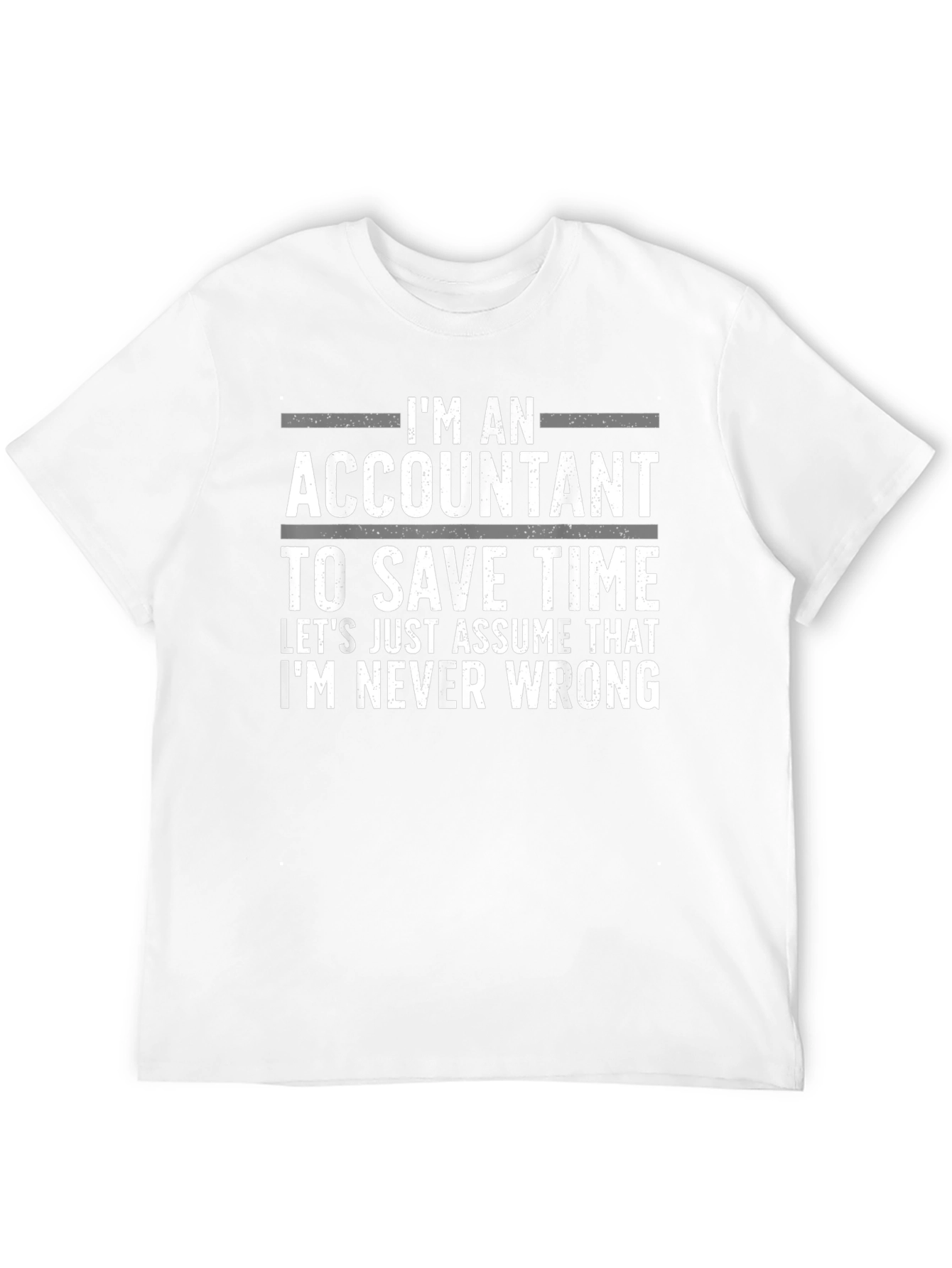 Black Accountant Humor T-Shirt: Always Right view 12