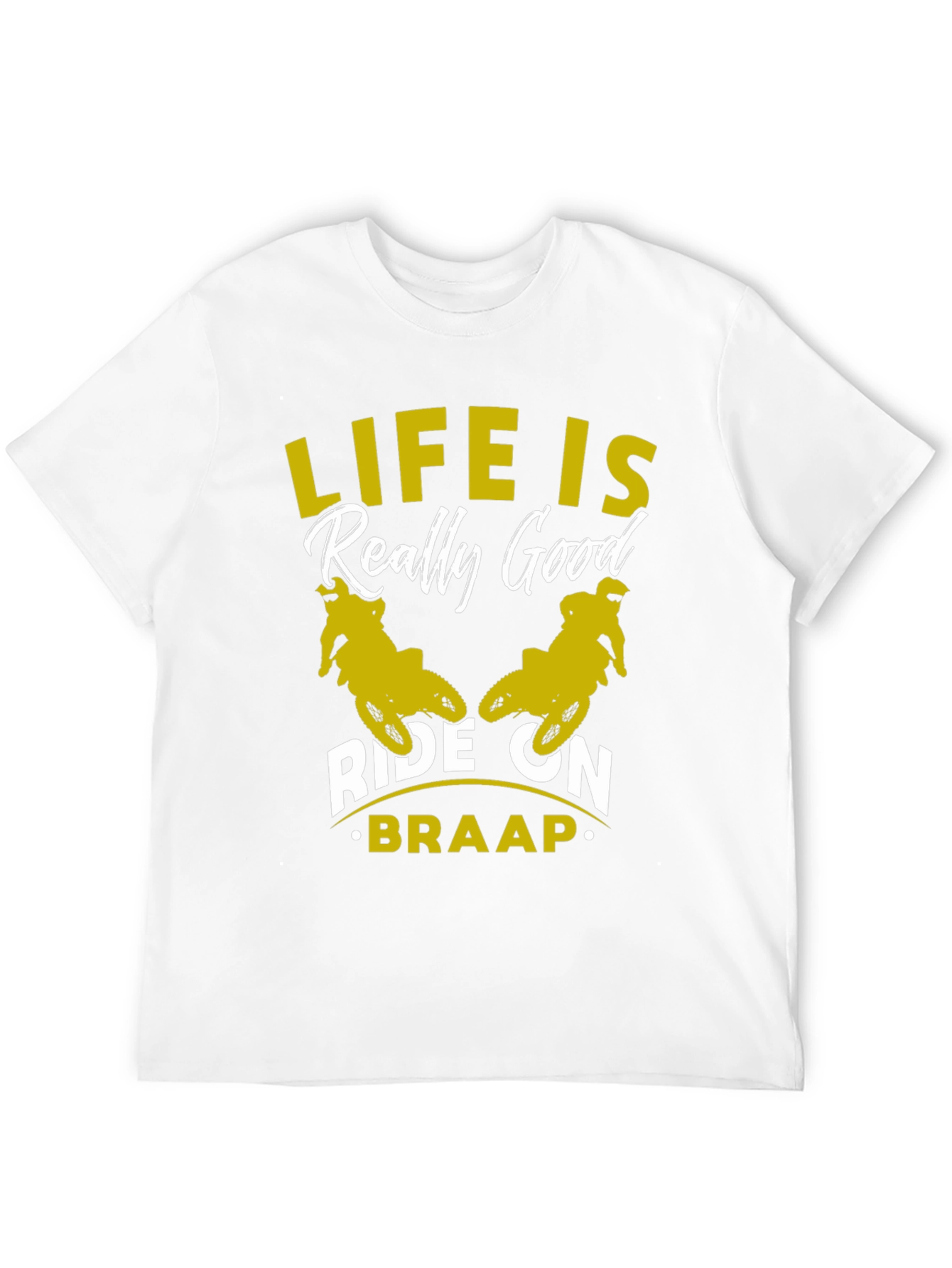 Black Life Is Really Good Ride On - Braap T-Shirt view 12