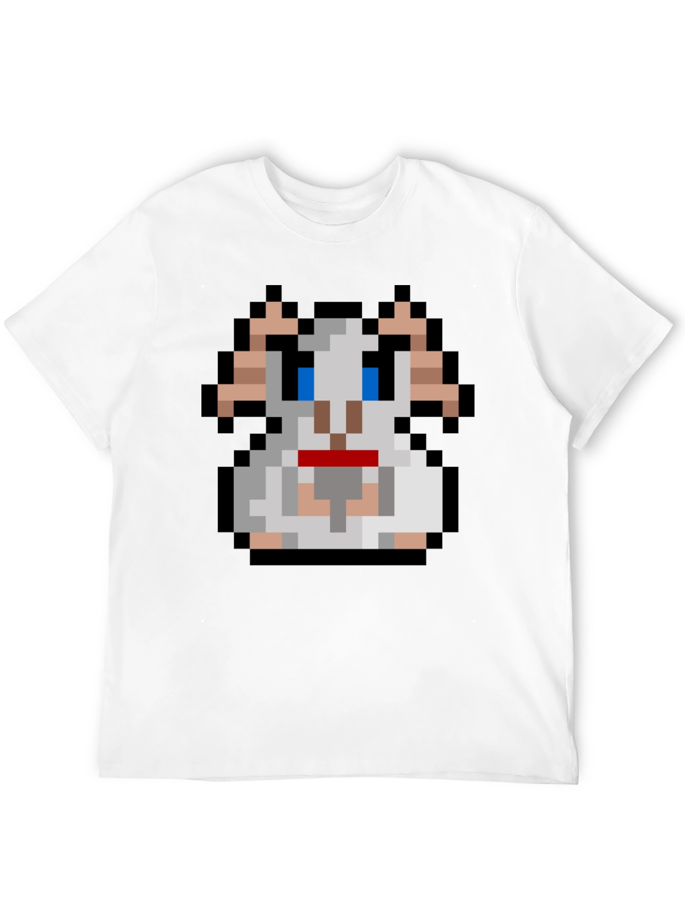 Black Pixel Goat T-Shirt - Retro Gaming Style view 12