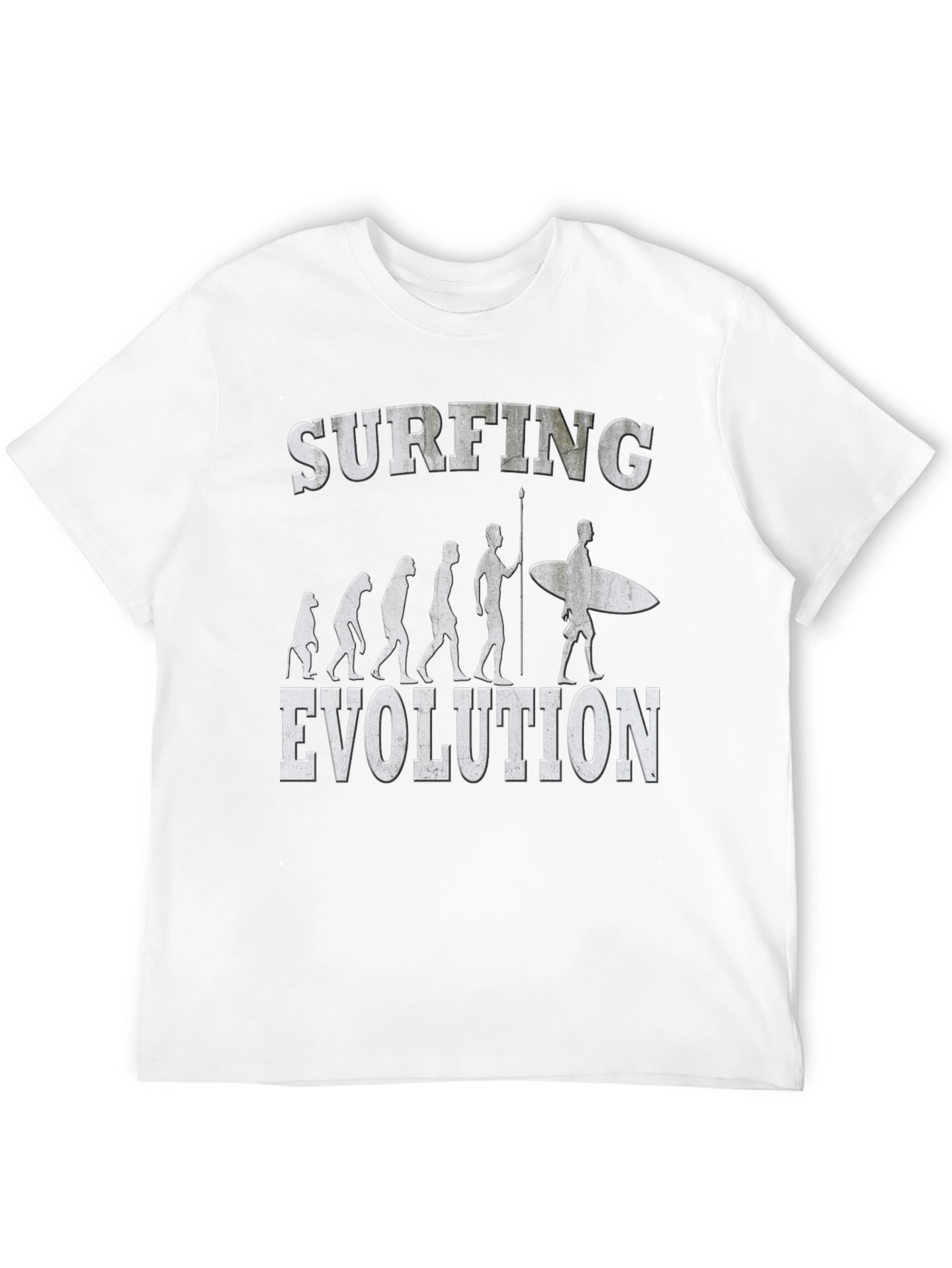 Black Surfing Evolution Graphic Tee - Black Cotton view 12