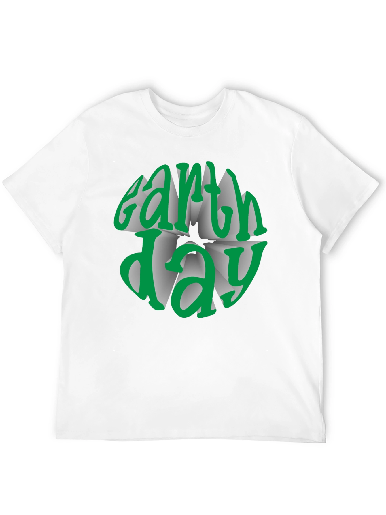 Black Earth Day Graphic Tee - Black Cotton T-Shirt view 12