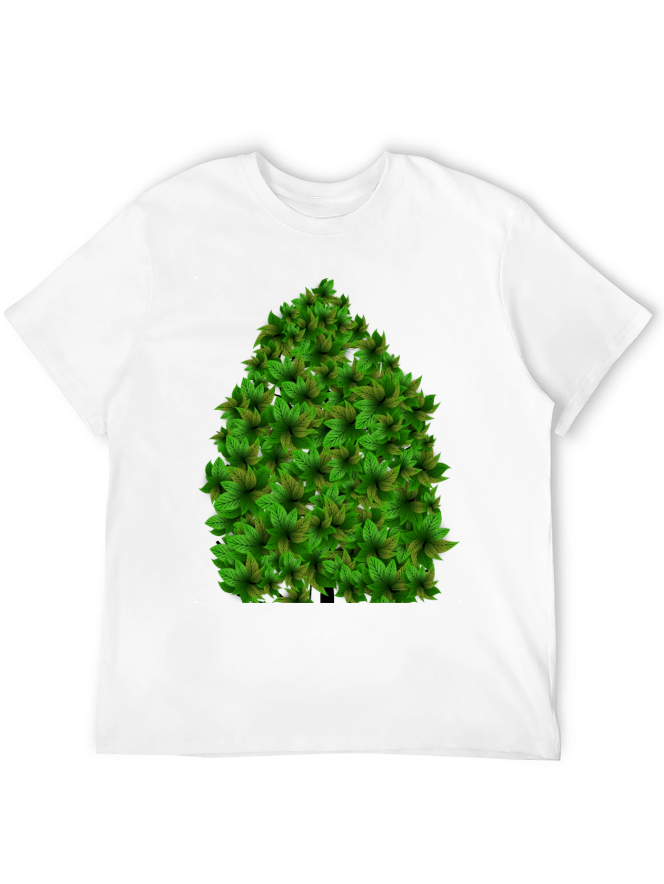 Black Leaf Tree Graphic Tee - Unique Nature Design view 12