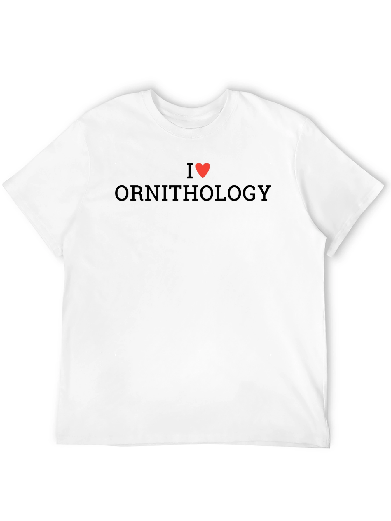 Black I Heart Ornithology Black T-Shirt view 12