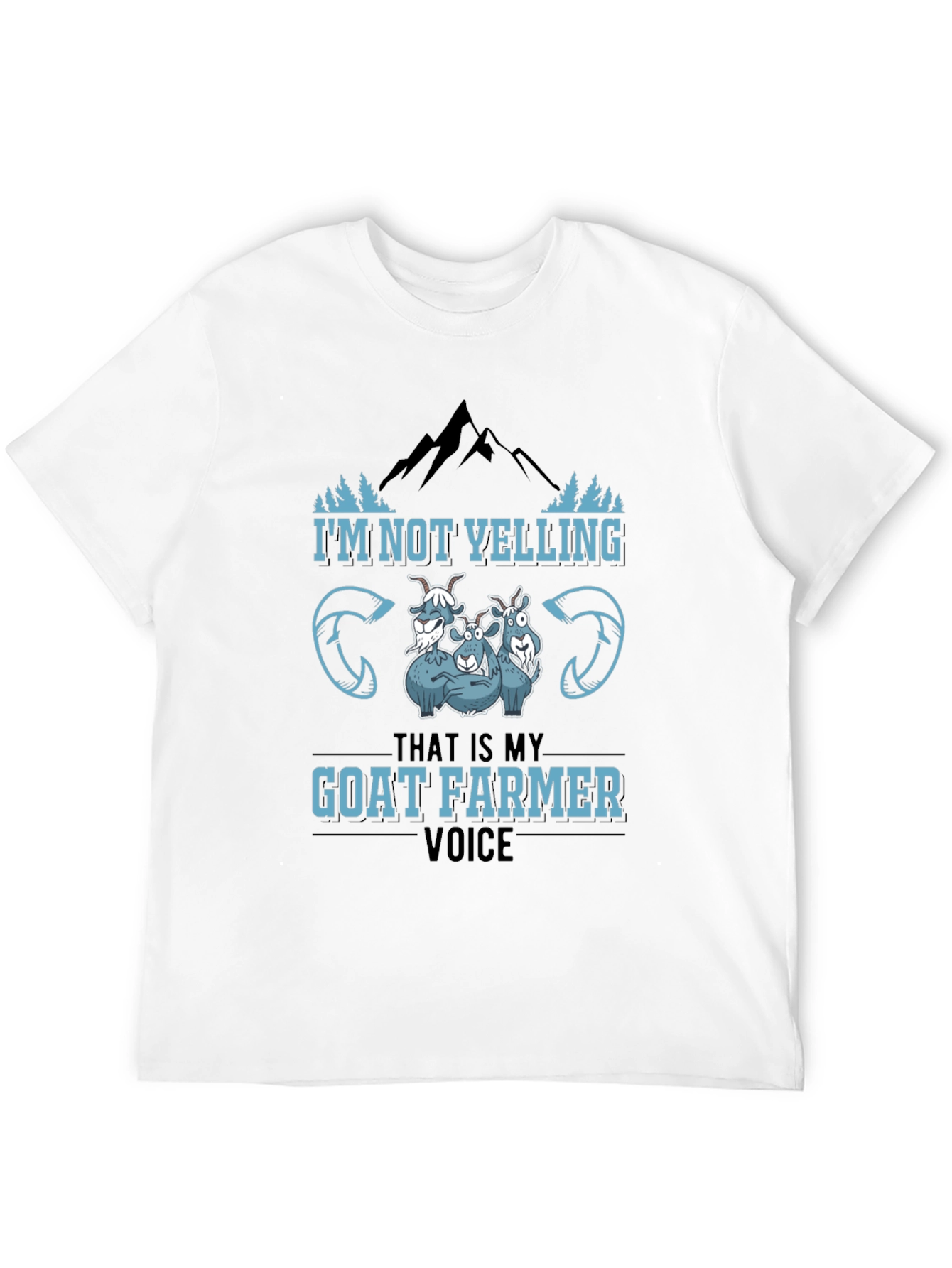 Black Goat Farmer Voice Black T-Shirt view 12