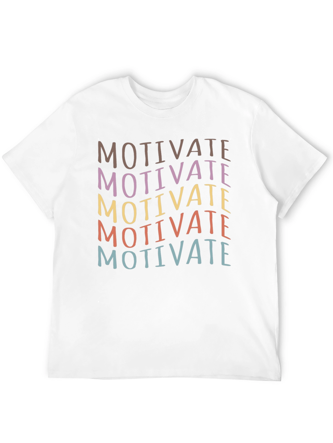 Black Motivate Graphic T-Shirt - Casual Comfort view 12