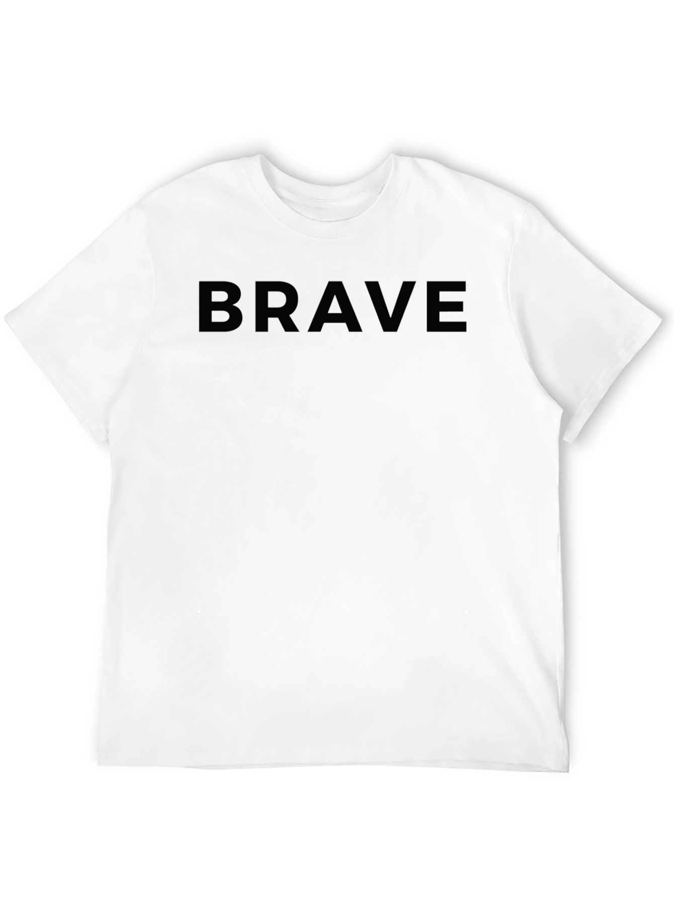 Black Brave Graphic Tee - Bold Statement T-Shirt view 12