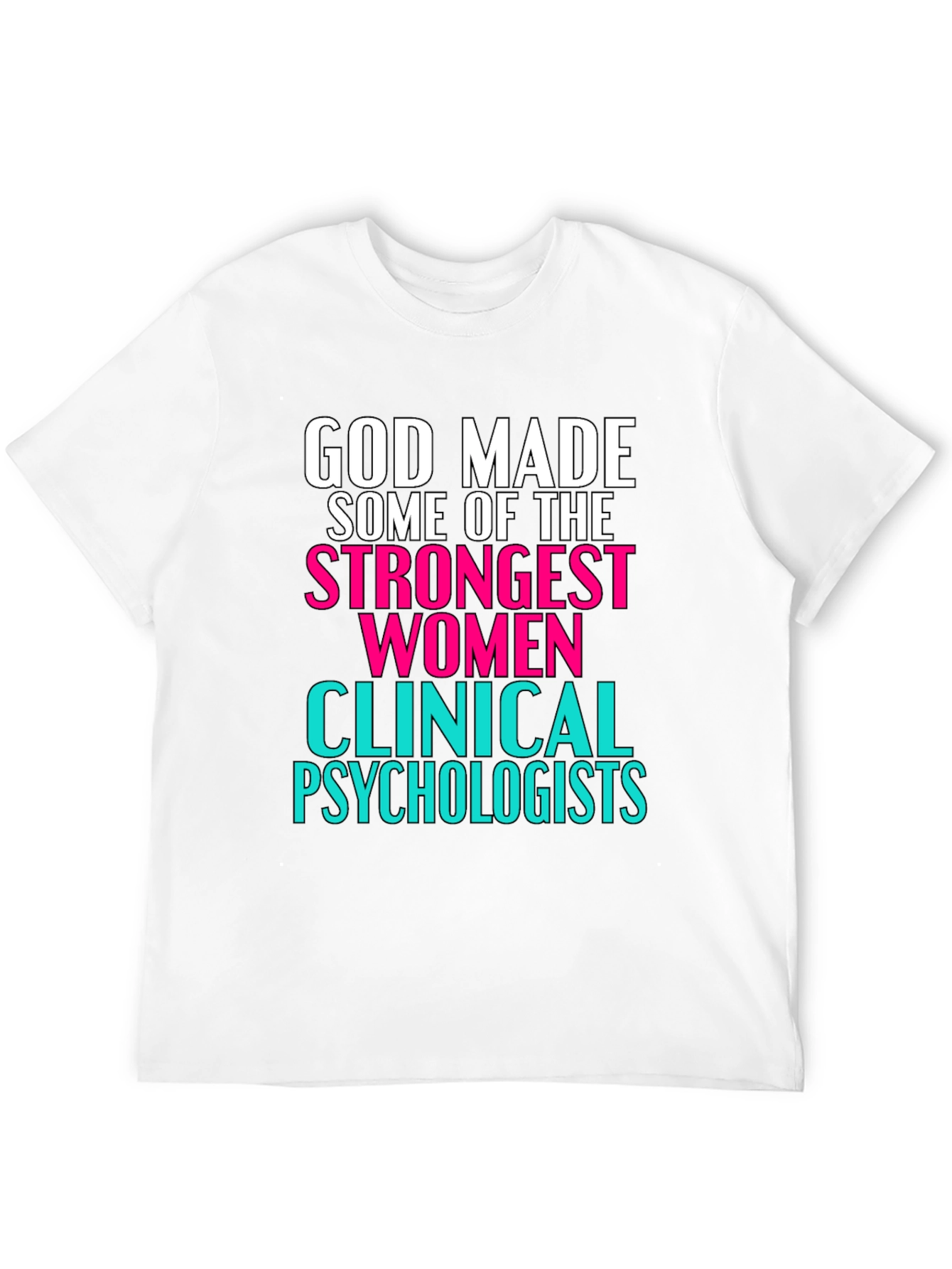 Black Strong Women Clinical Psychologist T-Shirt view 12
