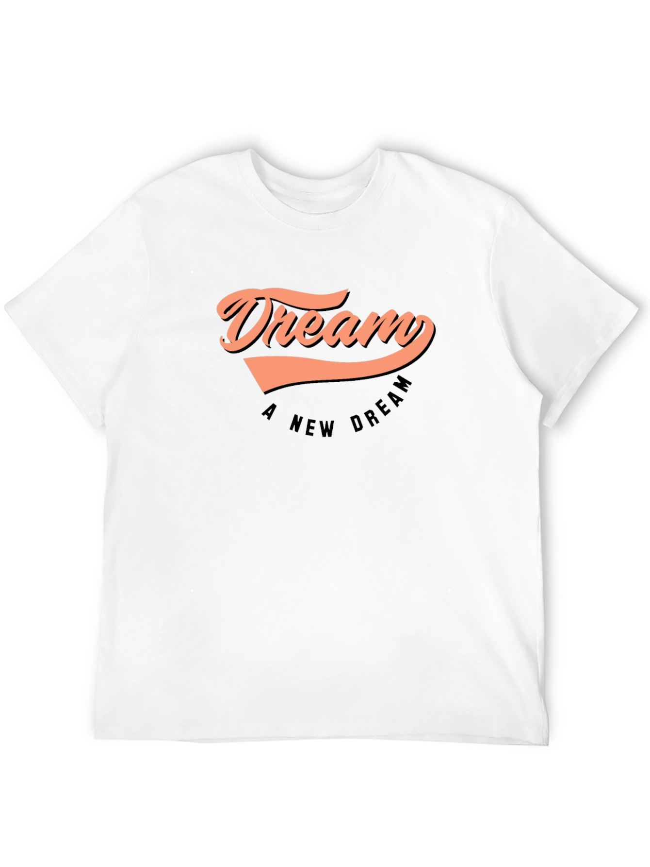 Black Dream a New Dream Black Graphic T-Shirt view 12