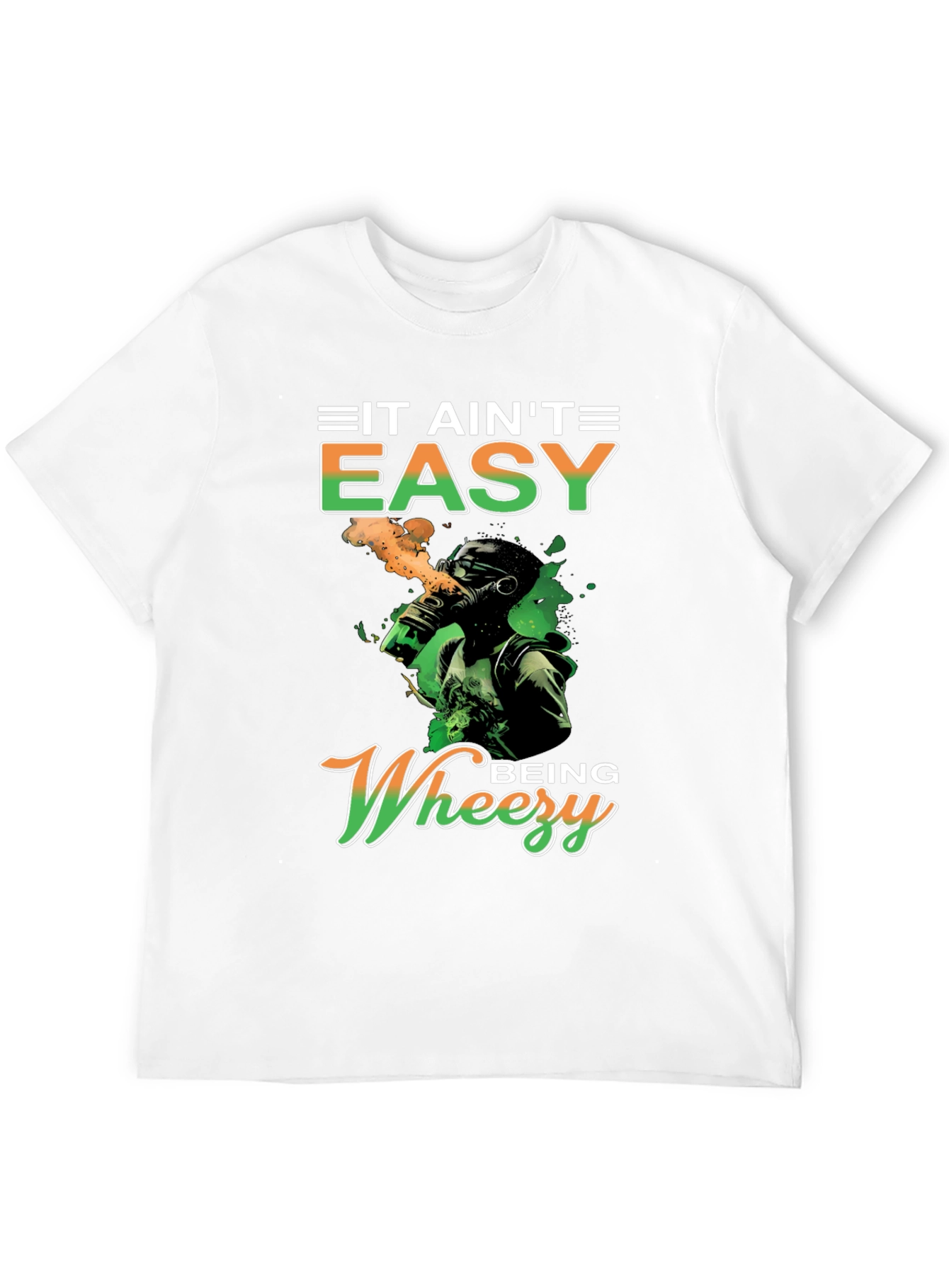 Black It Ain't Easy Being Wheezy Graphic T-Shirt view 12