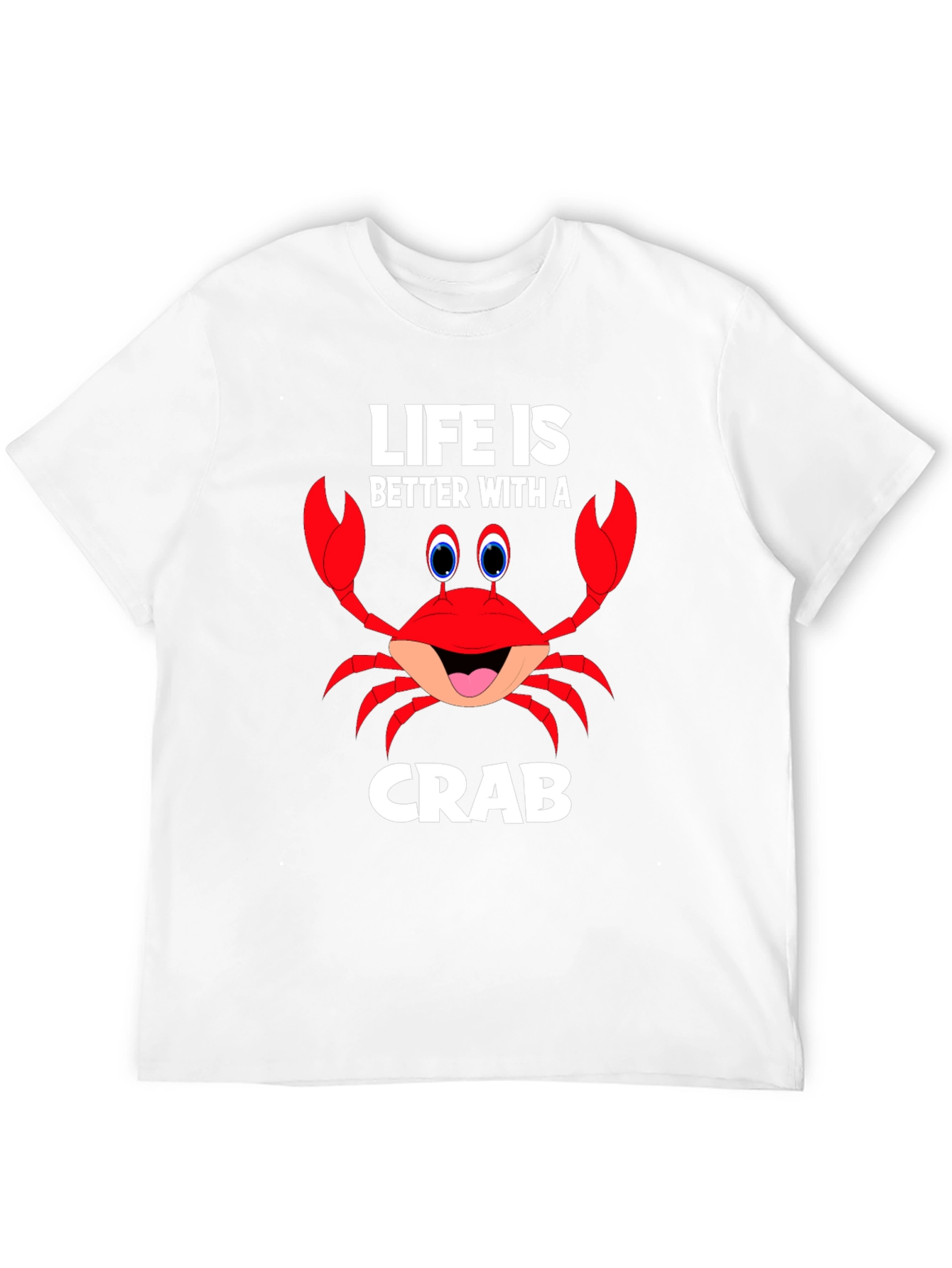 Black Life is Better with a Crab Funny Graphic T-Shirt view 12