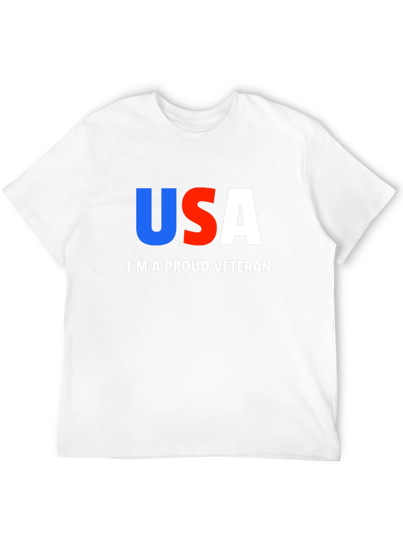 Black Proud Veteran USA Graphic T-Shirt view 12