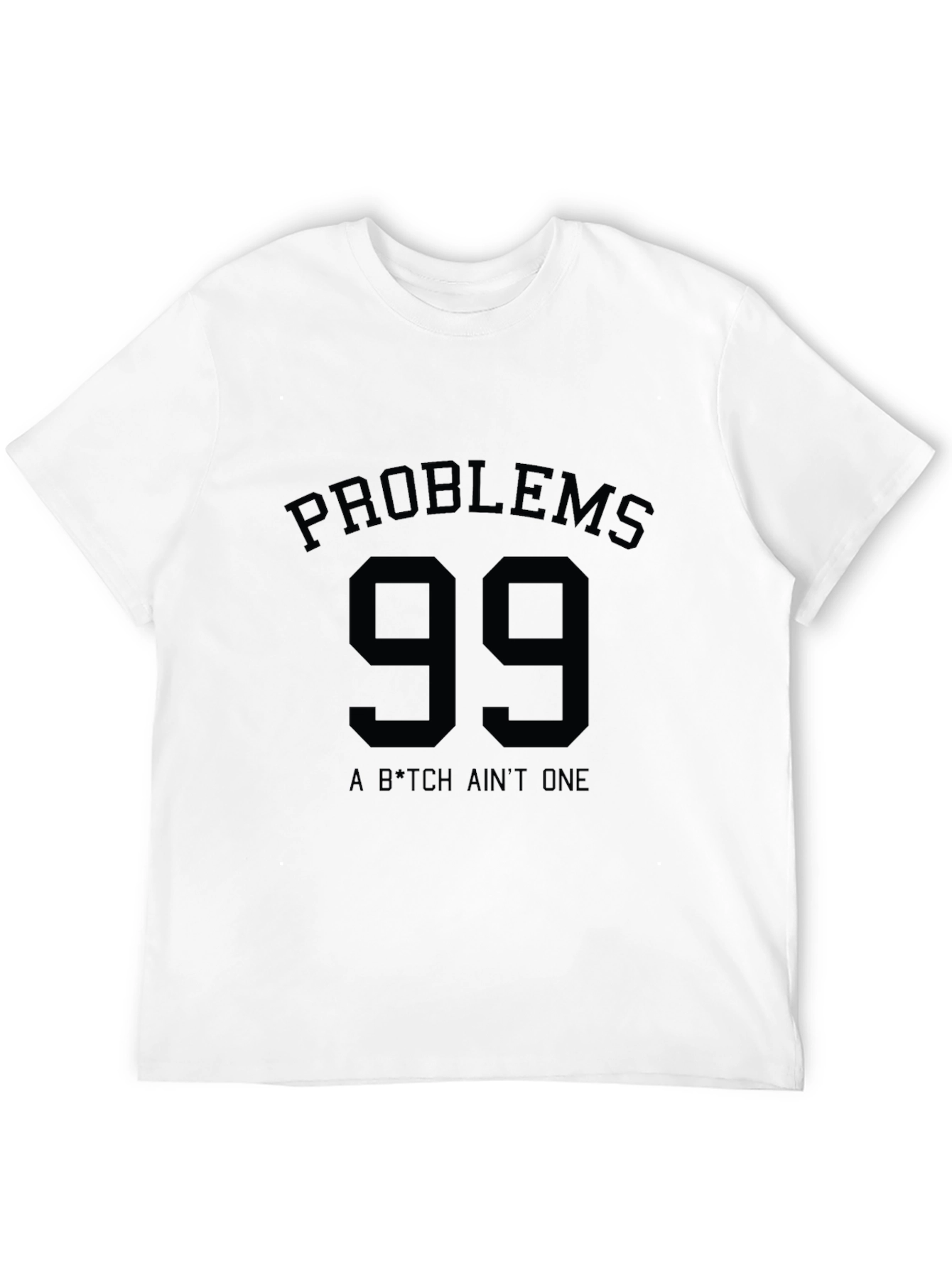 Black Problems 99 T-Shirt - Black Graphic Tee view 12
