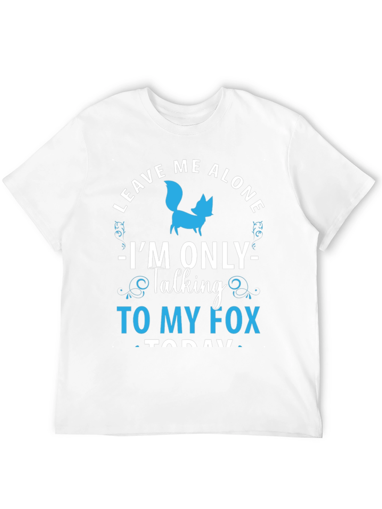 Black Leave Me Alone Fox T-Shirt - Animal Lover Tee view 12