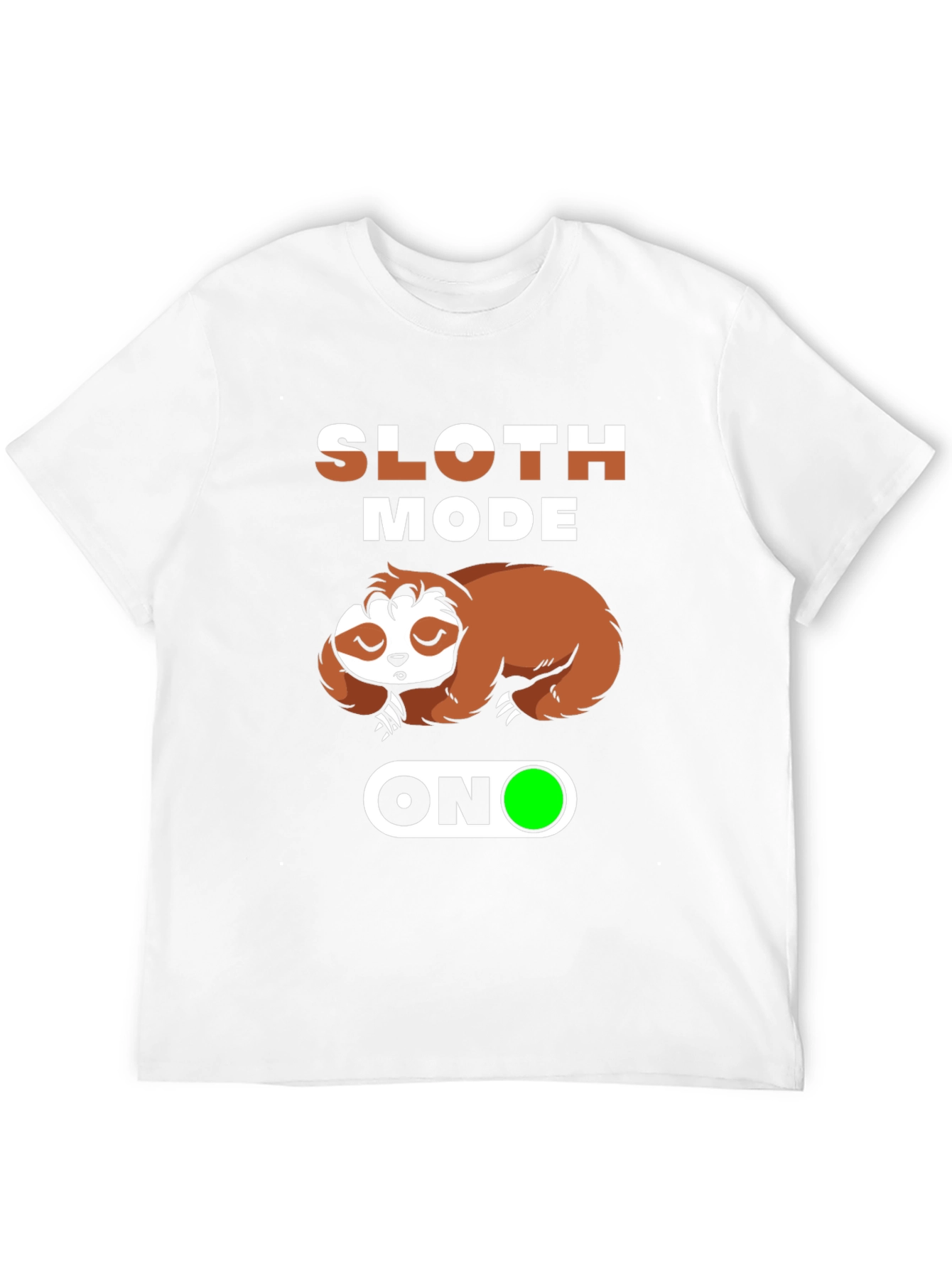 Black Sloth Mode On T-Shirt - Comfy, Relaxed Fit view 12