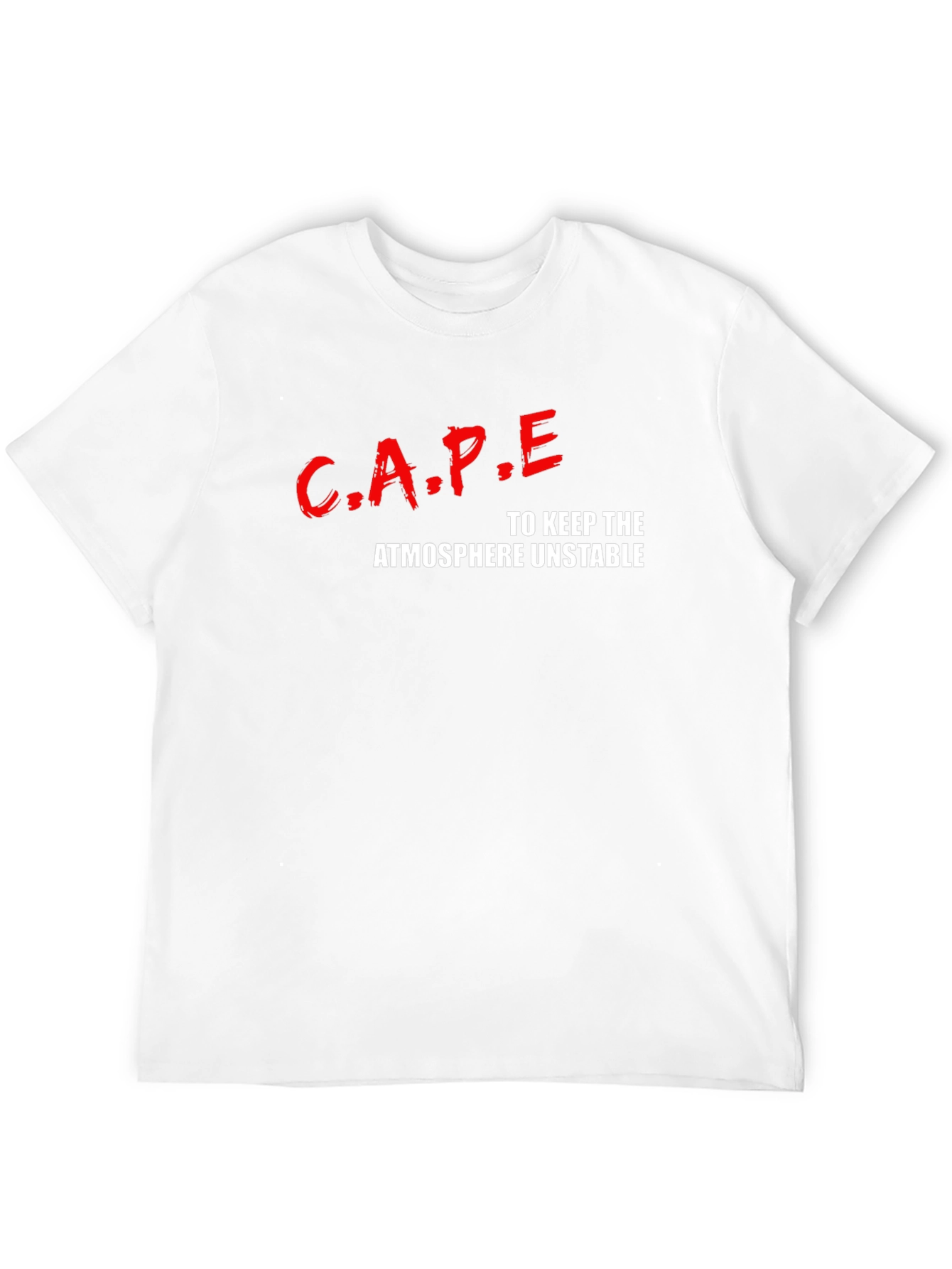 Black C.A.P.E. Keep Atmosphere Unstable Graphic Tee view 12