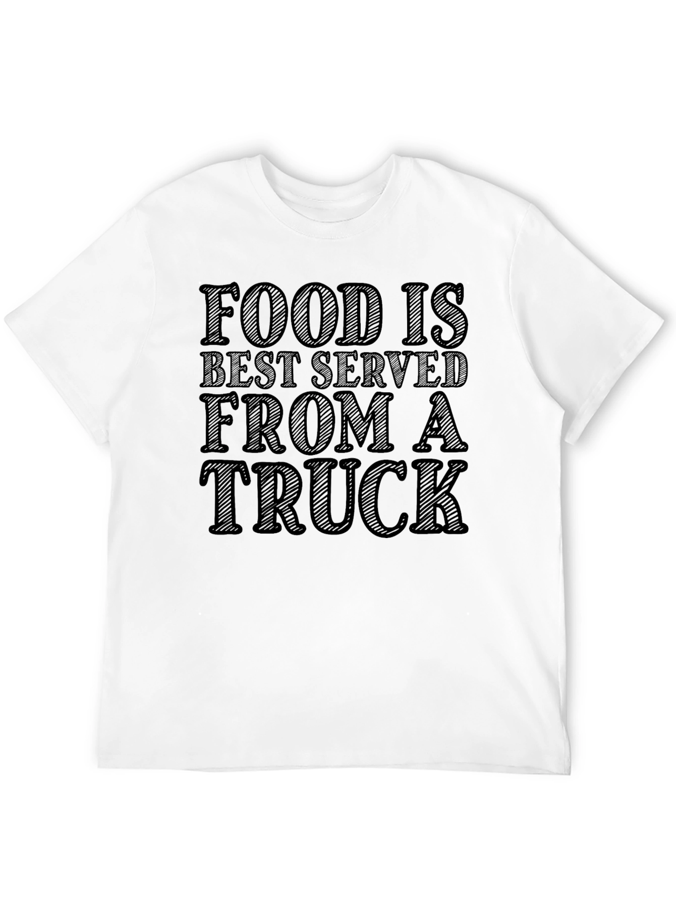 Black Food Truck T-Shirt - Best Food From a Truck Tee view 12