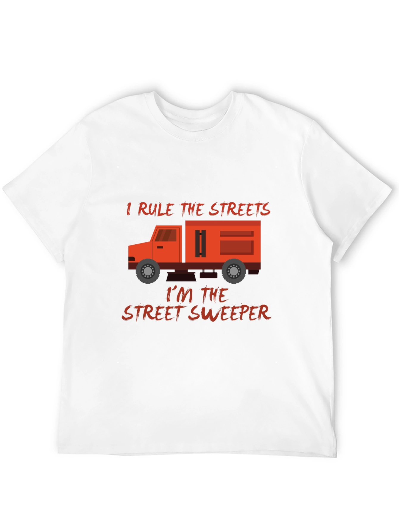 Black I Rule The Streets Street Sweeper T-Shirt view 12