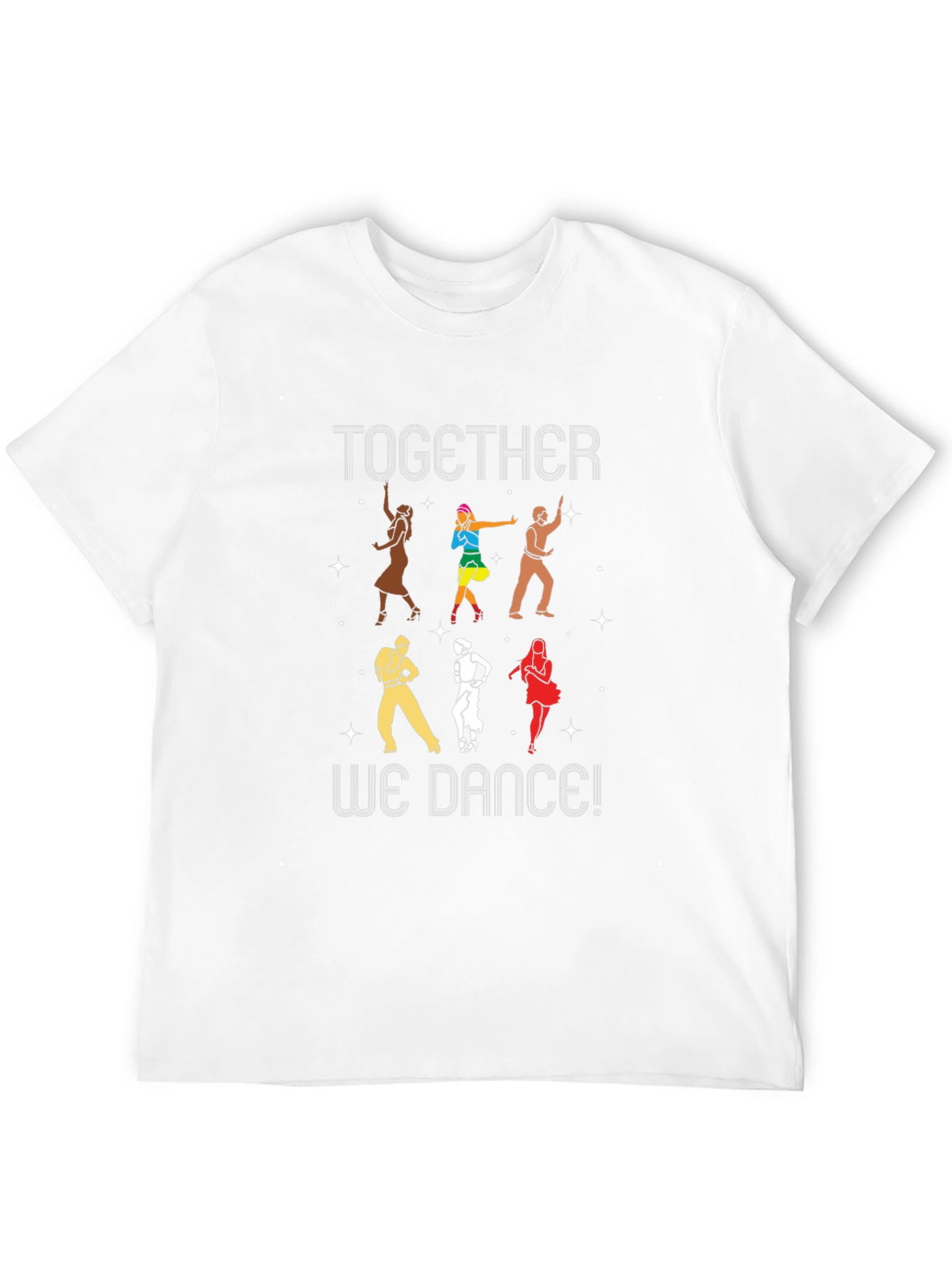 Black Together We Dance T-Shirt - Fun & Colorful! view 12