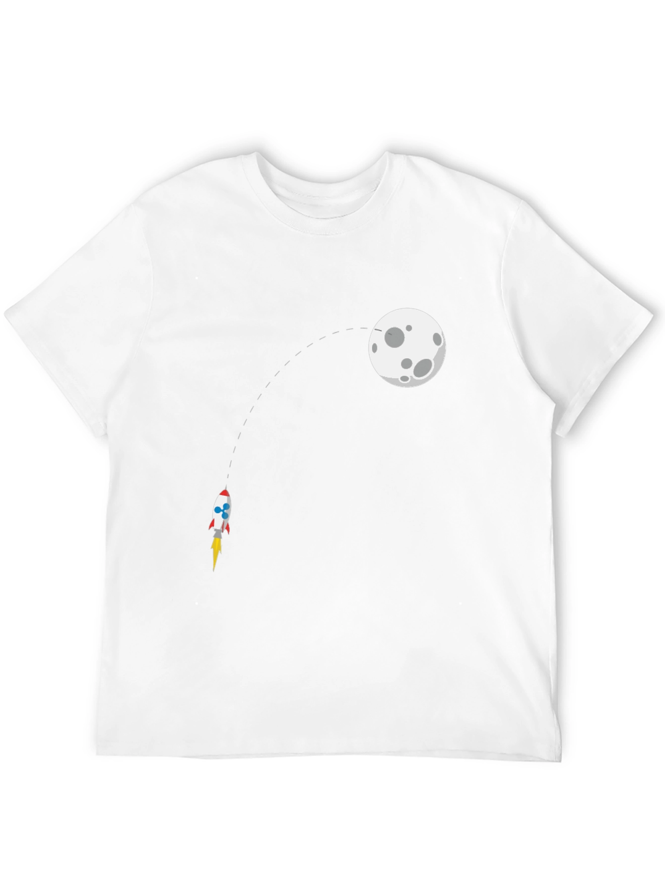 Black Rocket to the Moon Graphic Tee - Black view 12