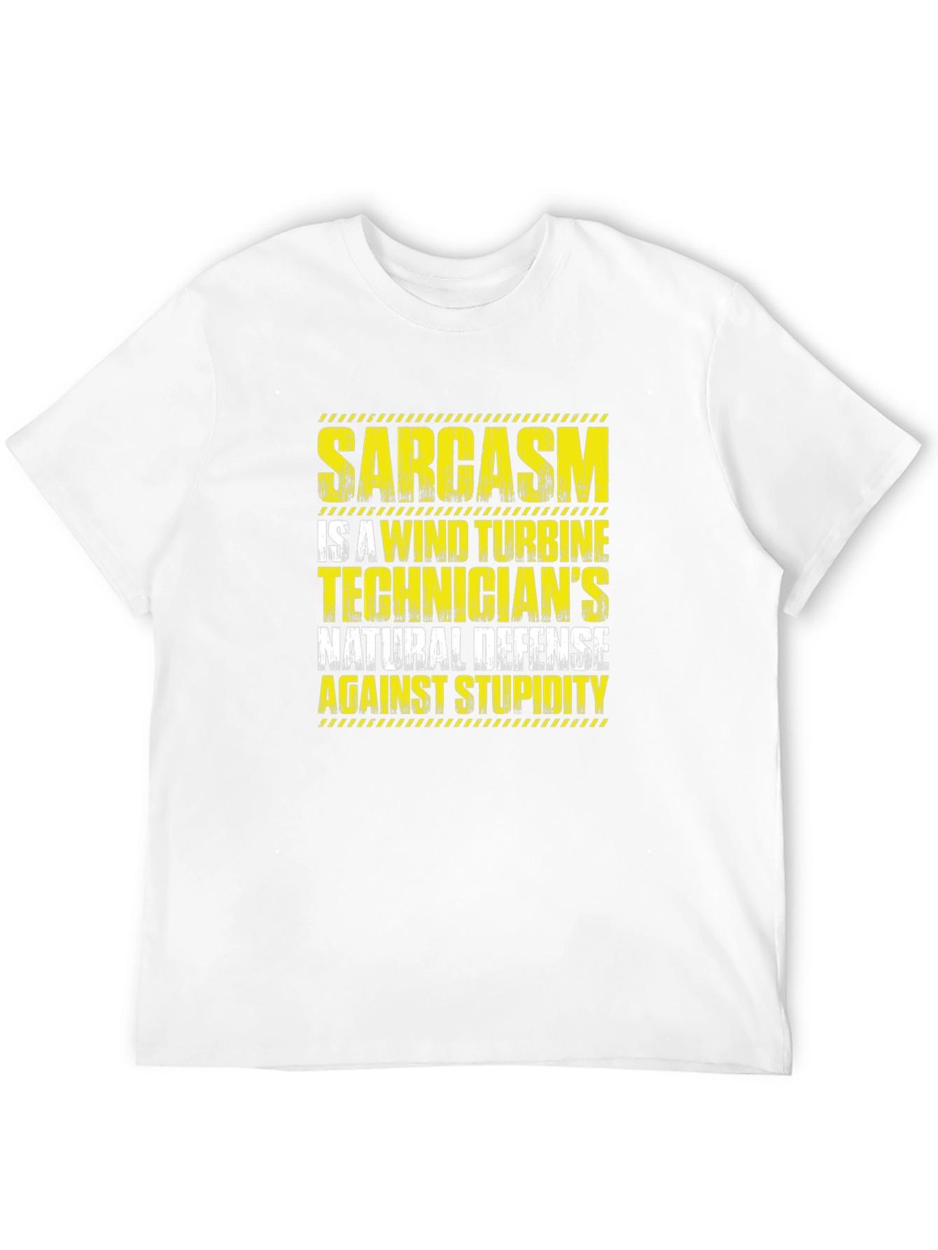 Black Sarcasm Wind Turbine Technician T-Shirt view 12