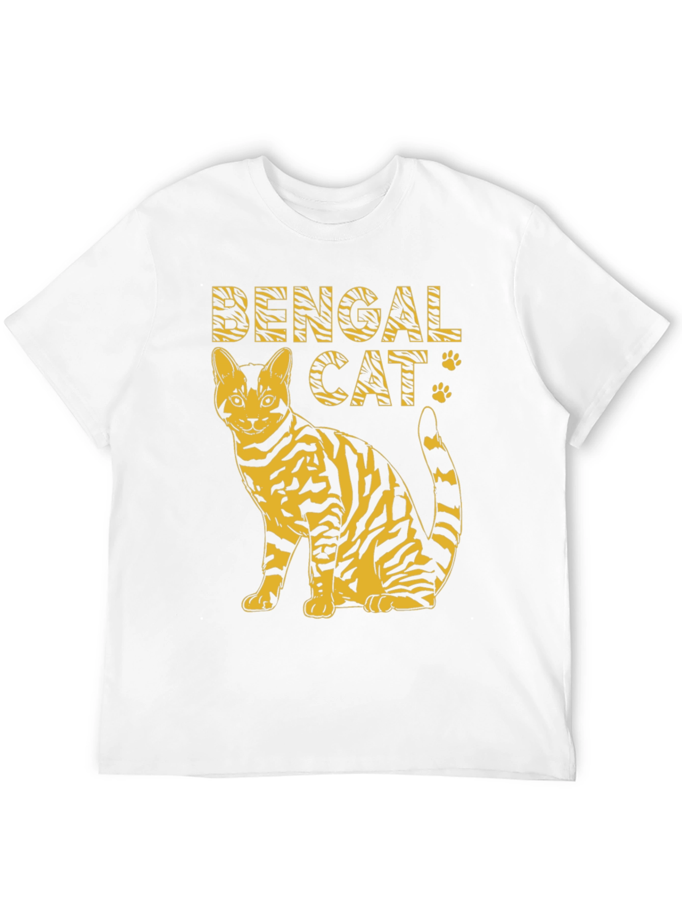 Black Bengal Cat Graphic Tee - Animal Print Shirt view 12