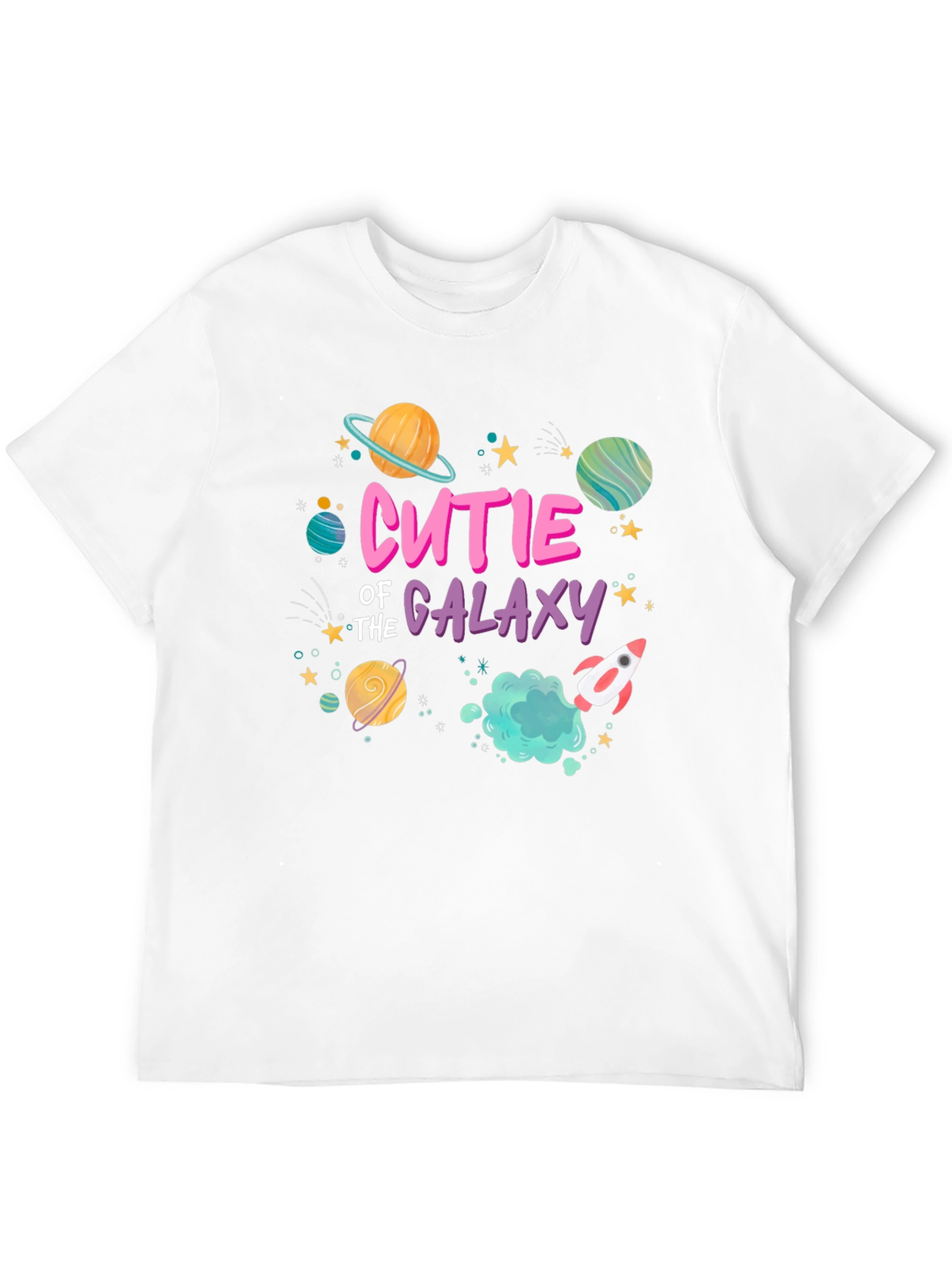 Black Cutie of the Galaxy Black T-Shirt view 12