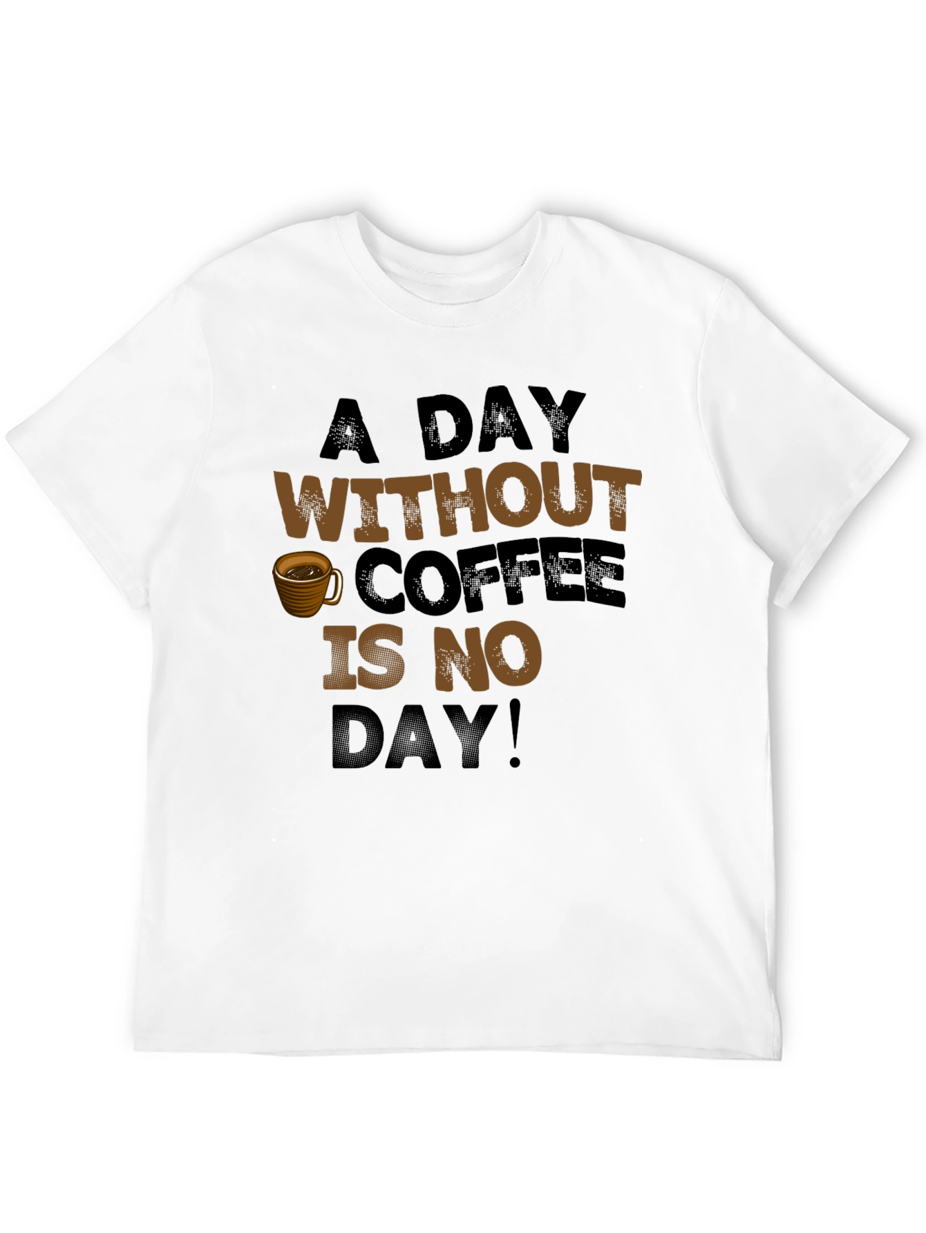 Black Coffee Lover T-Shirt: A Day Without Coffee view 12