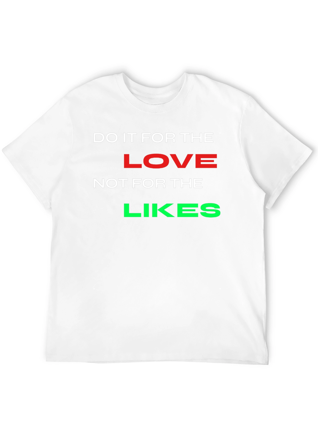 Black Do it for the Love T-Shirt - Black view 12