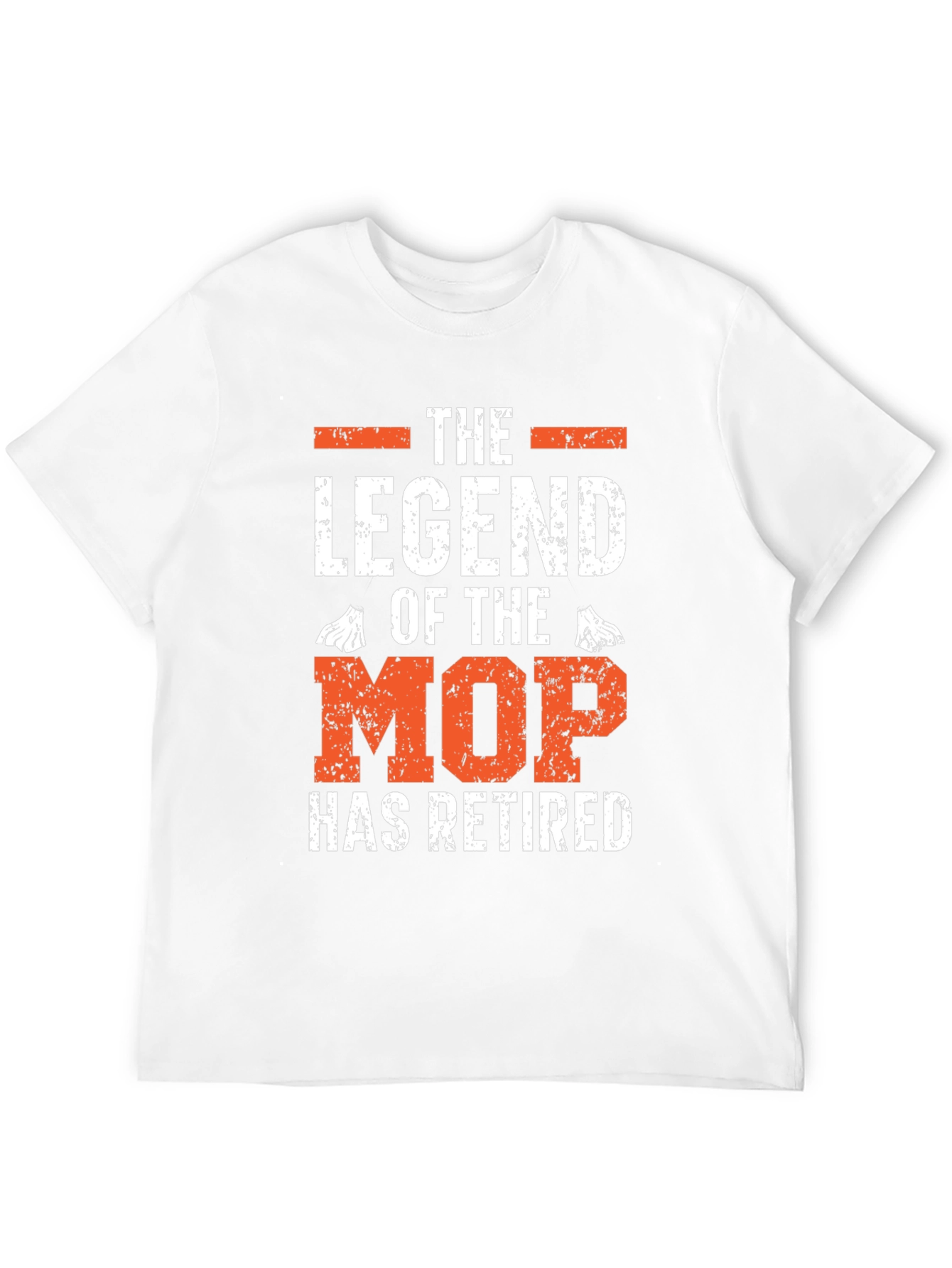 Black Retired Legend of the Mop Graphic T-Shirt view 12